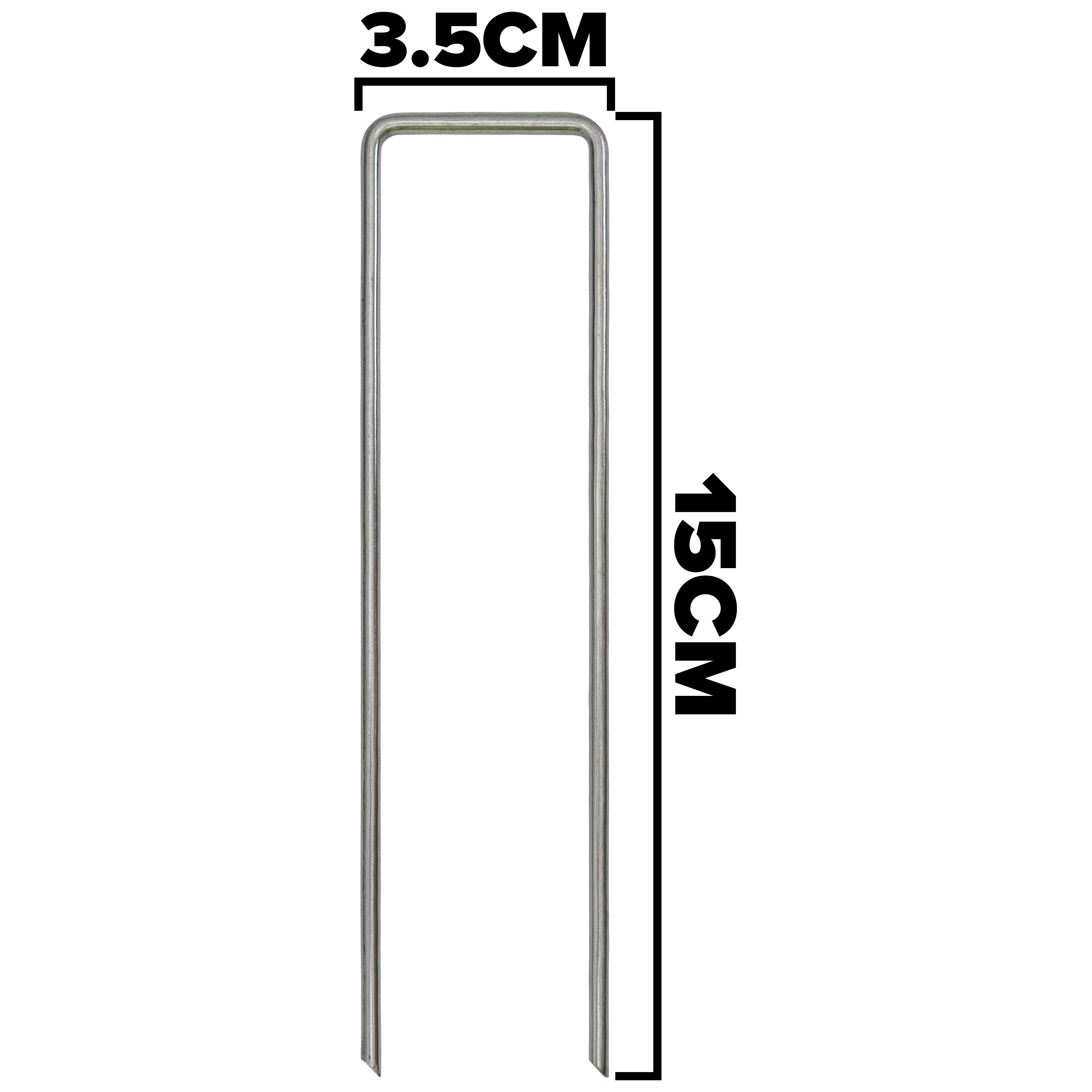 Weed Control Membrane Pegs Buffer Washer, 6"/150mm, Red