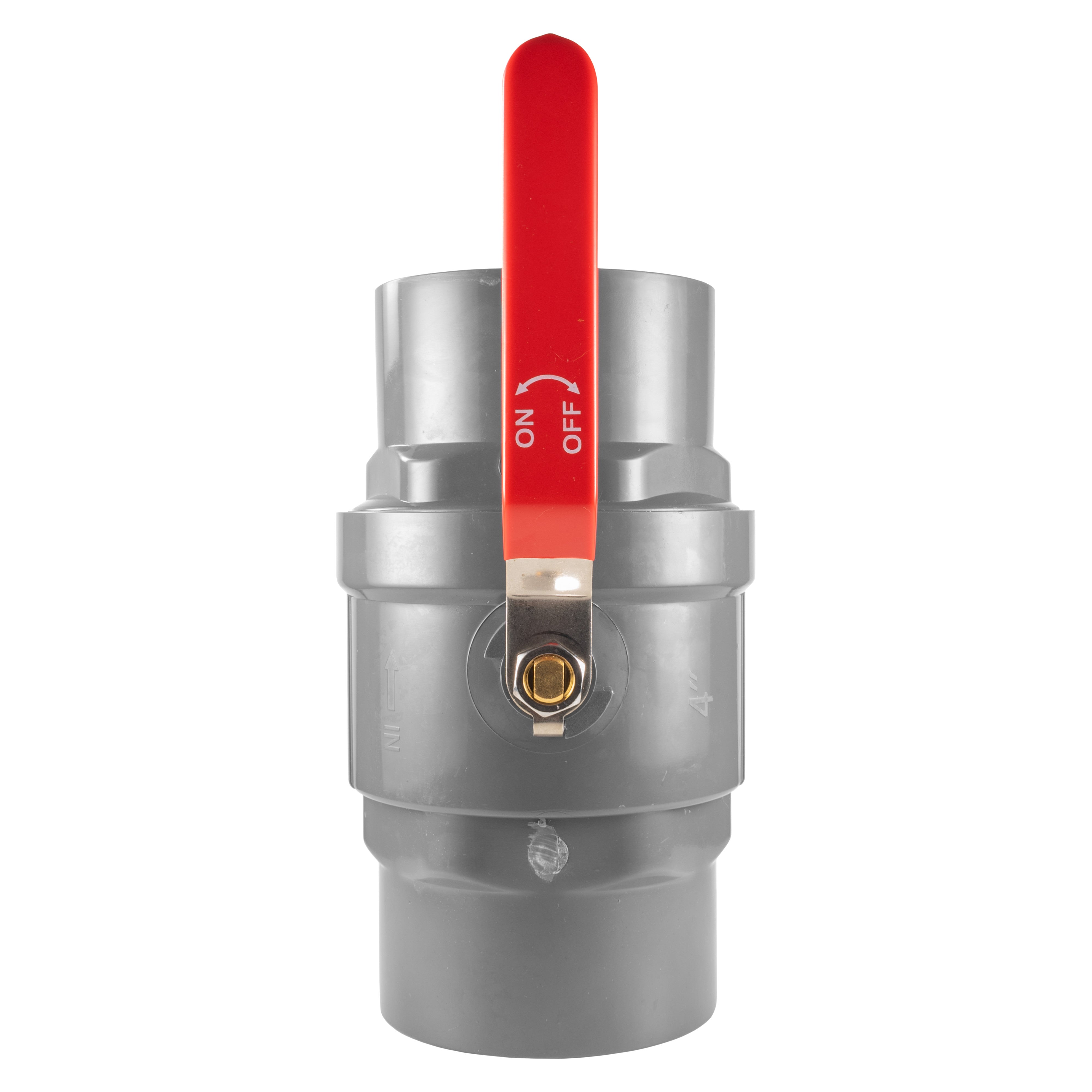 PP 4" BSPF Stopcock with Stainless Steel Ball Valve and Handle