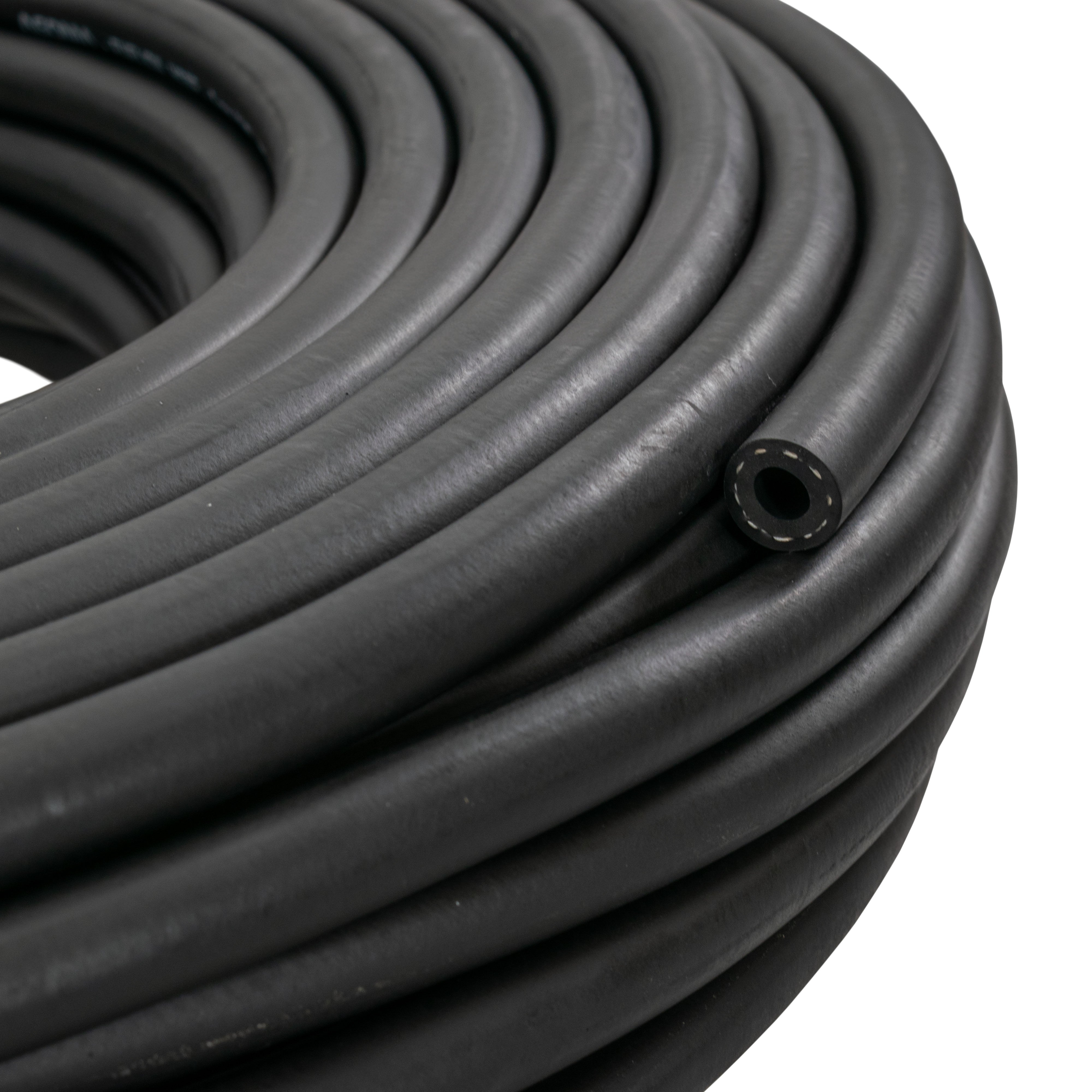 Rubber 10mm Braided Fuel, Oil Hose SAE J30 R6