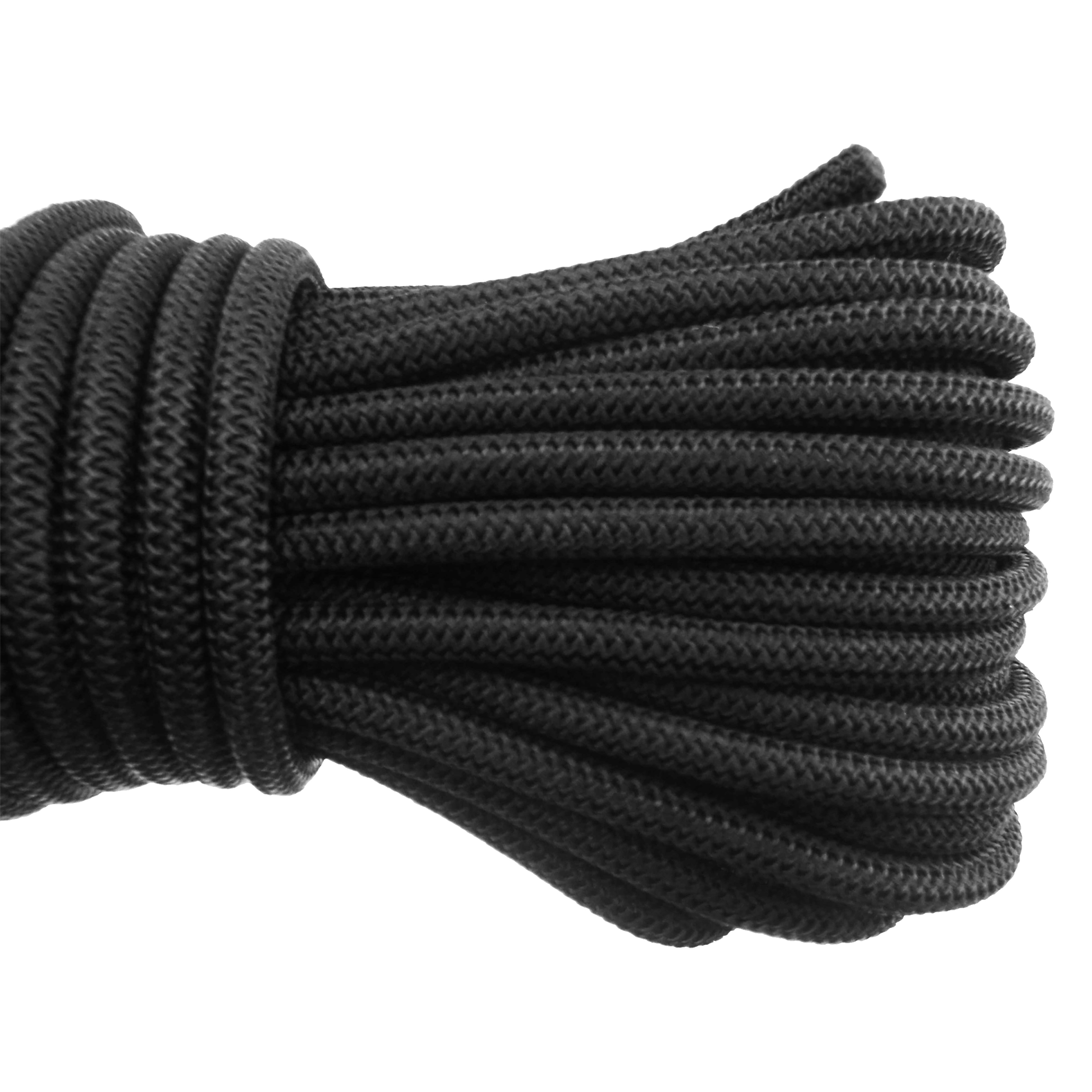 White M-Grade Tarpaulin with 10m of 6mm Bungee Rope and 10 x Slide Type Tarp Clips