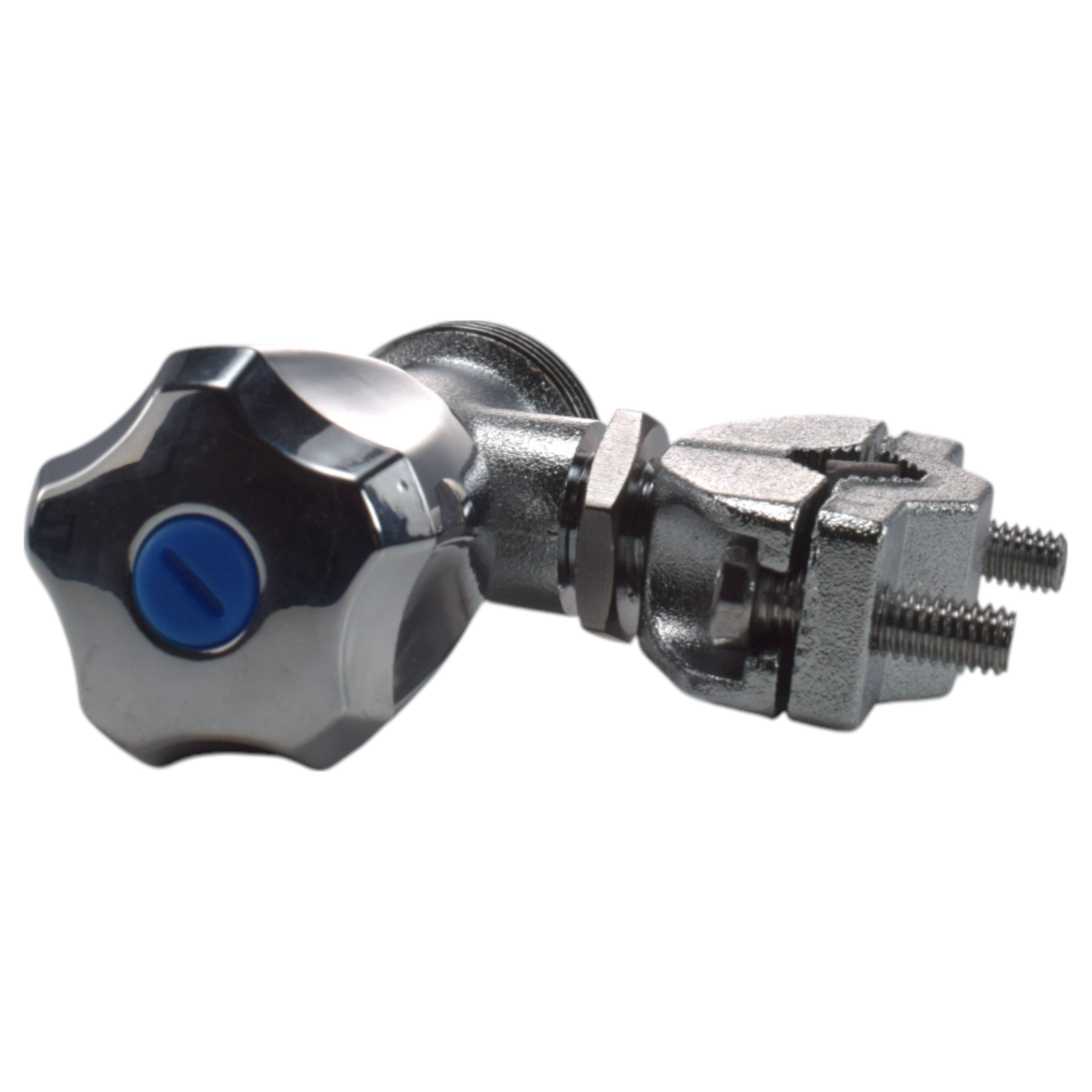Brass Barbed Bib Tap FULL Connection Kit x2
