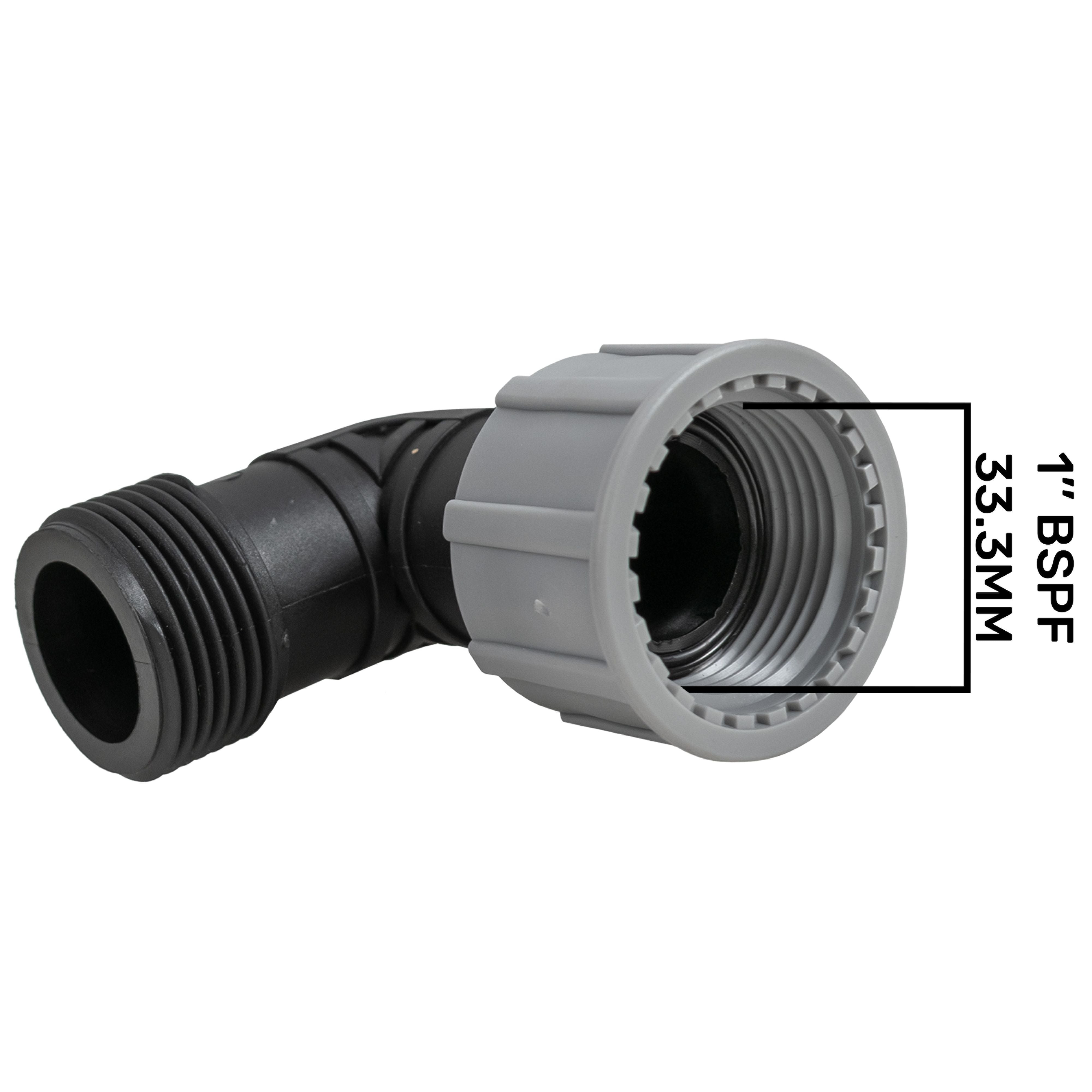 Swivel Elbow 1" BSP Male Female