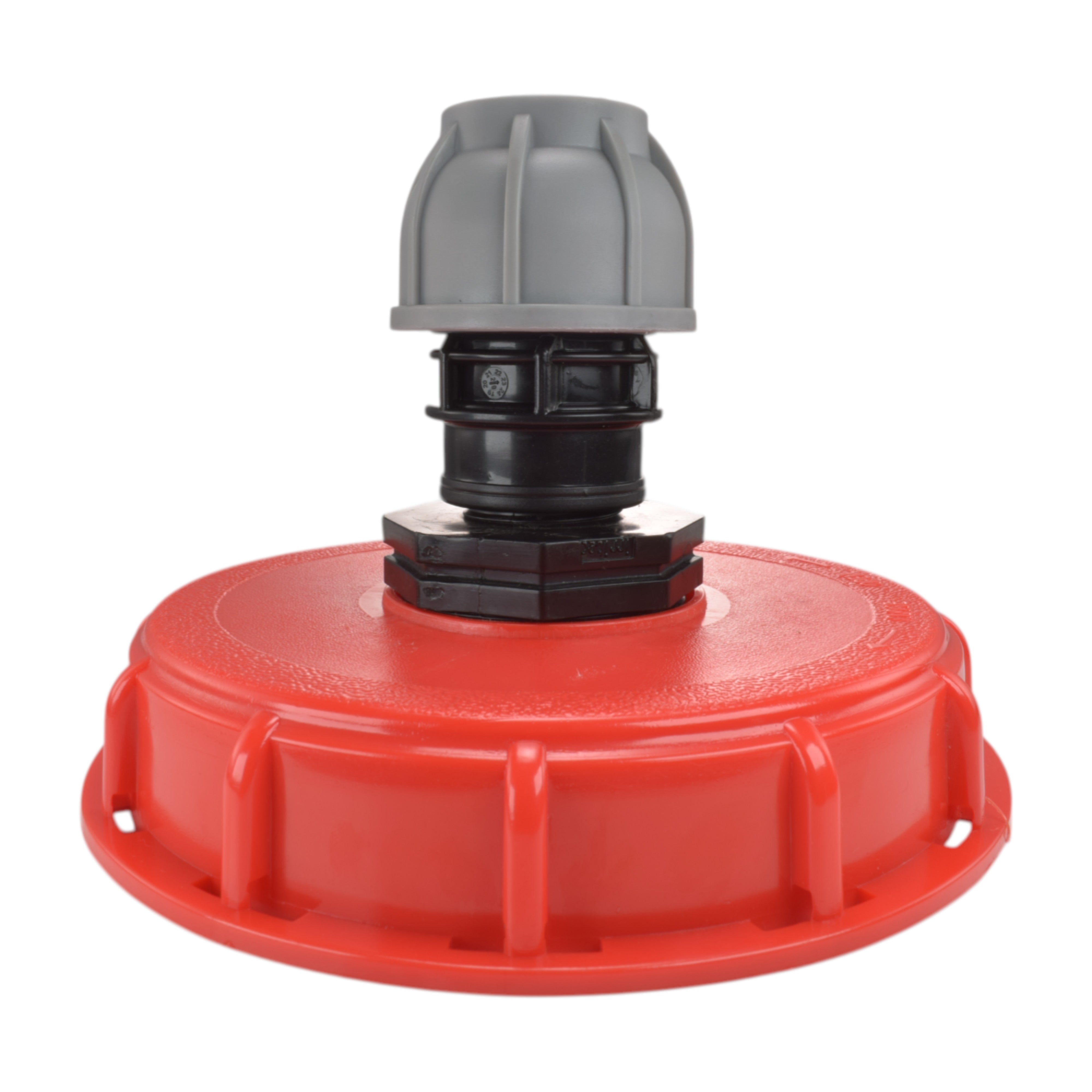 IBC 6-inch Cap Kit with 32mm MDPE Straight