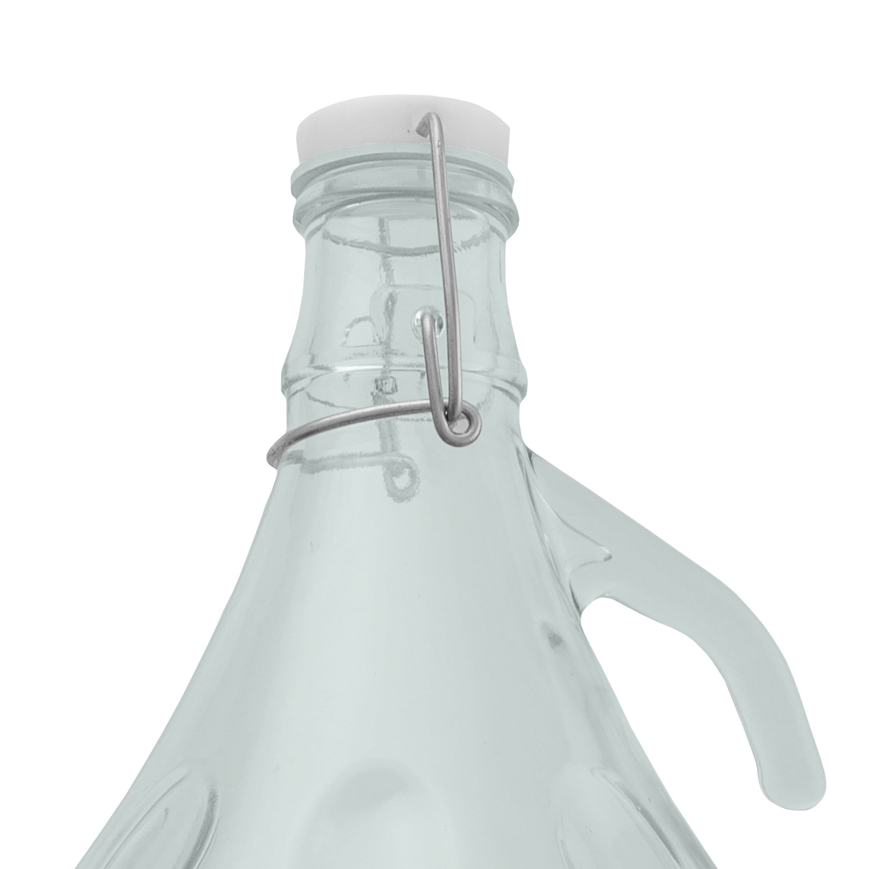 Glass Demijohn 5L With Swing Top Cap