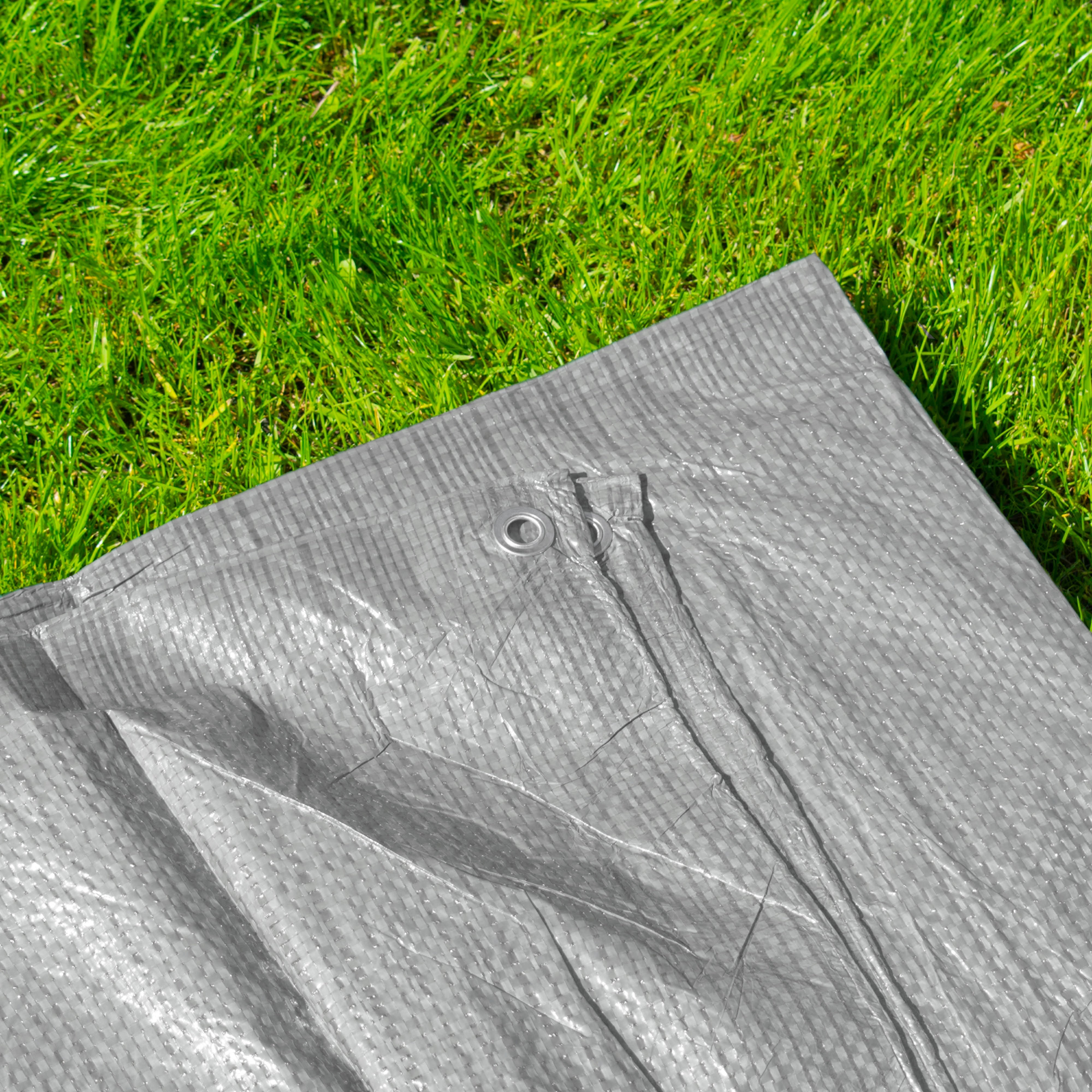Gray S-Grade Tarpaulin 1m x 1m