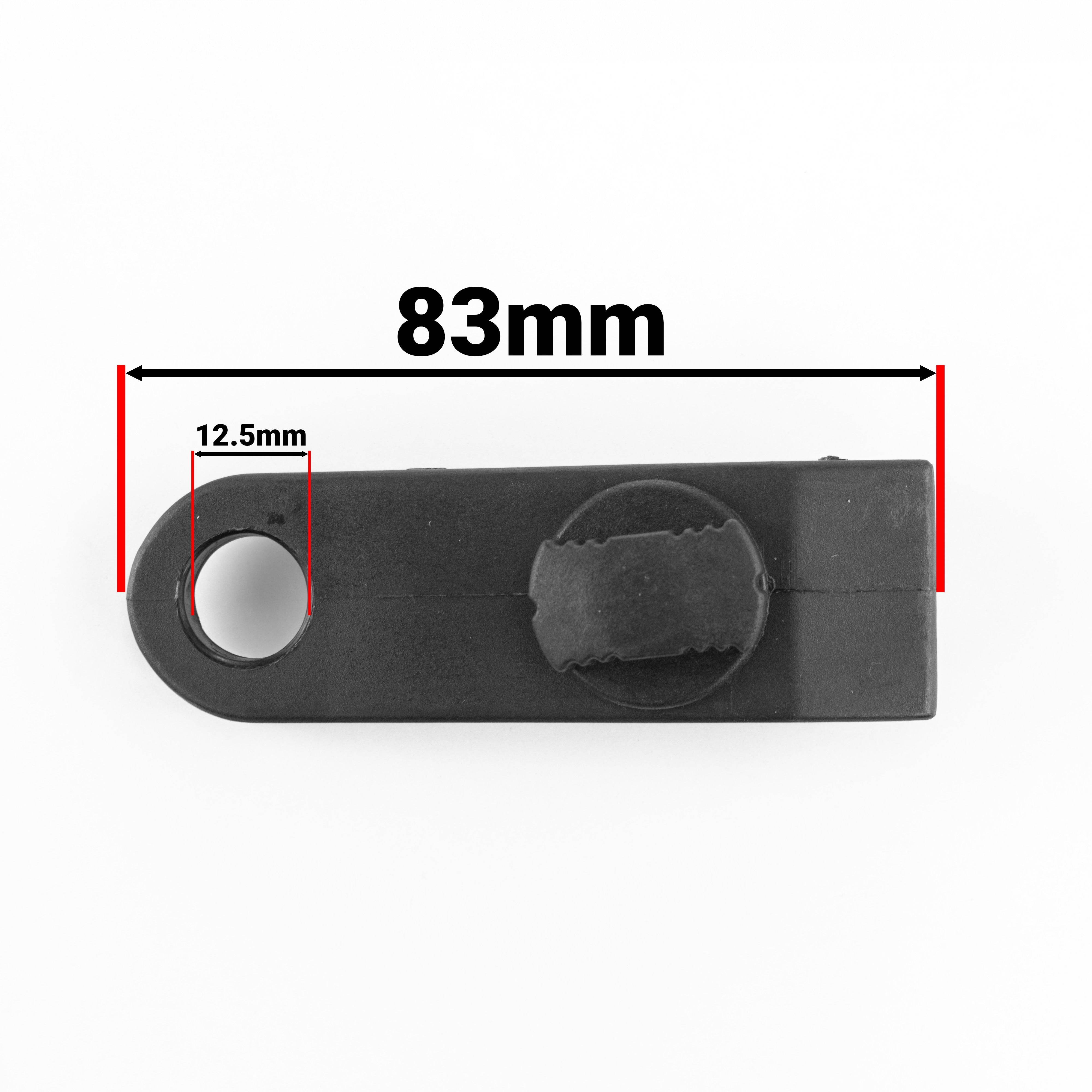 White M-Grade Tarpaulin with 10m of 6mm Bungee Rope and 10 x Screw Type Tarp Clips
