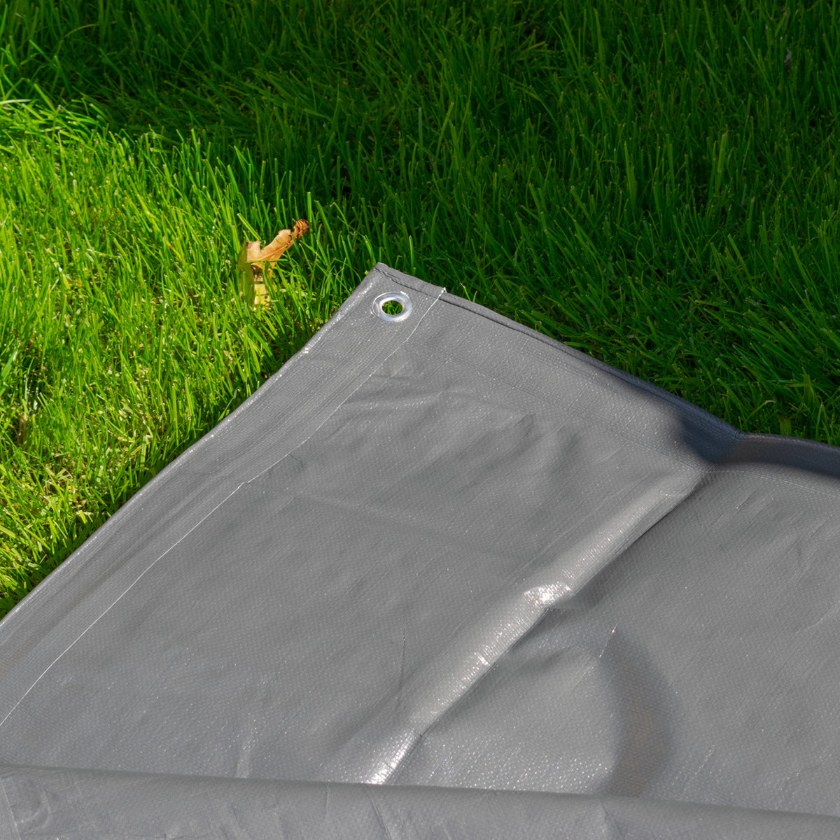 Grey L-Grade Tarpaulin 10m x 12m