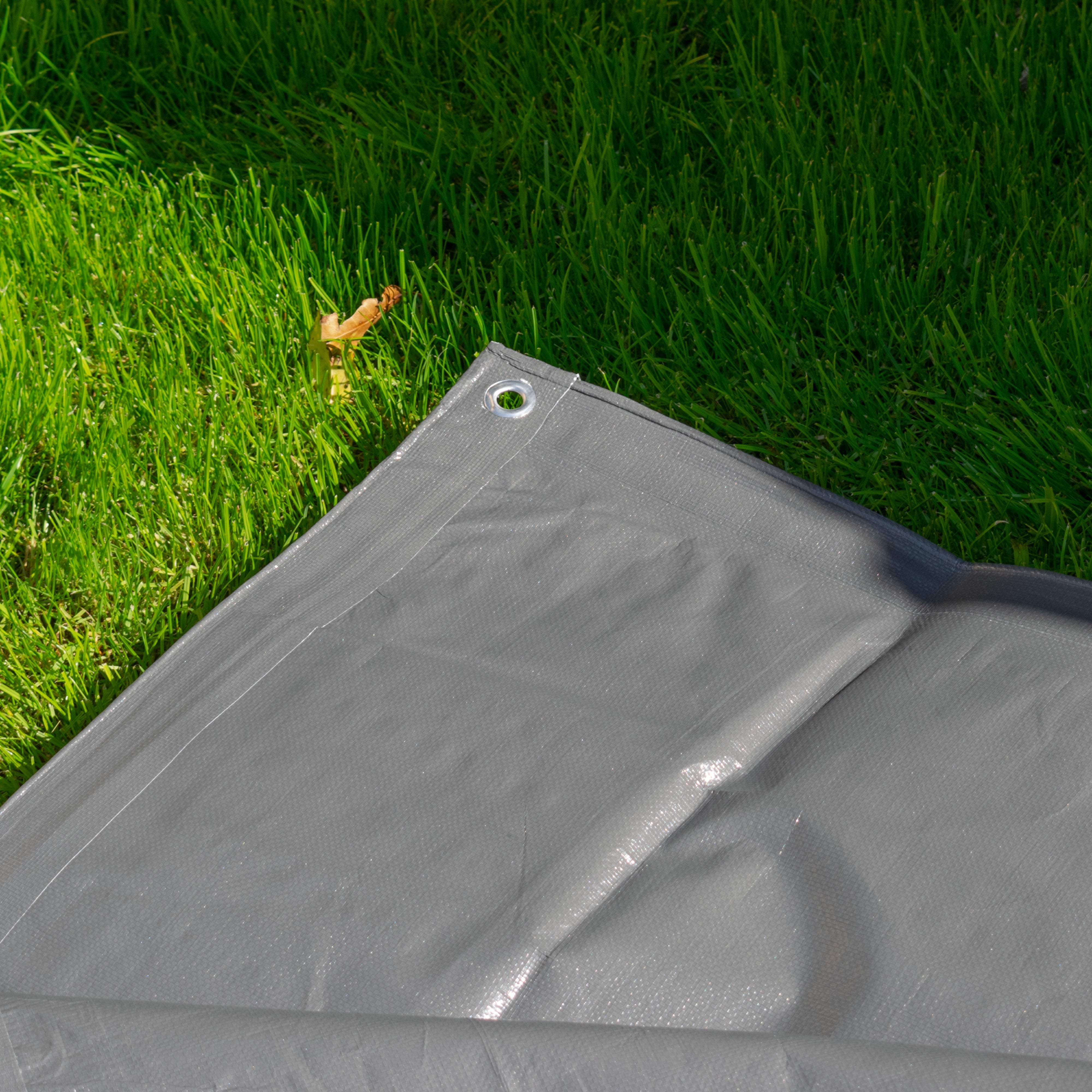 Grey L-Grade Tarpaulin 2m x 4m