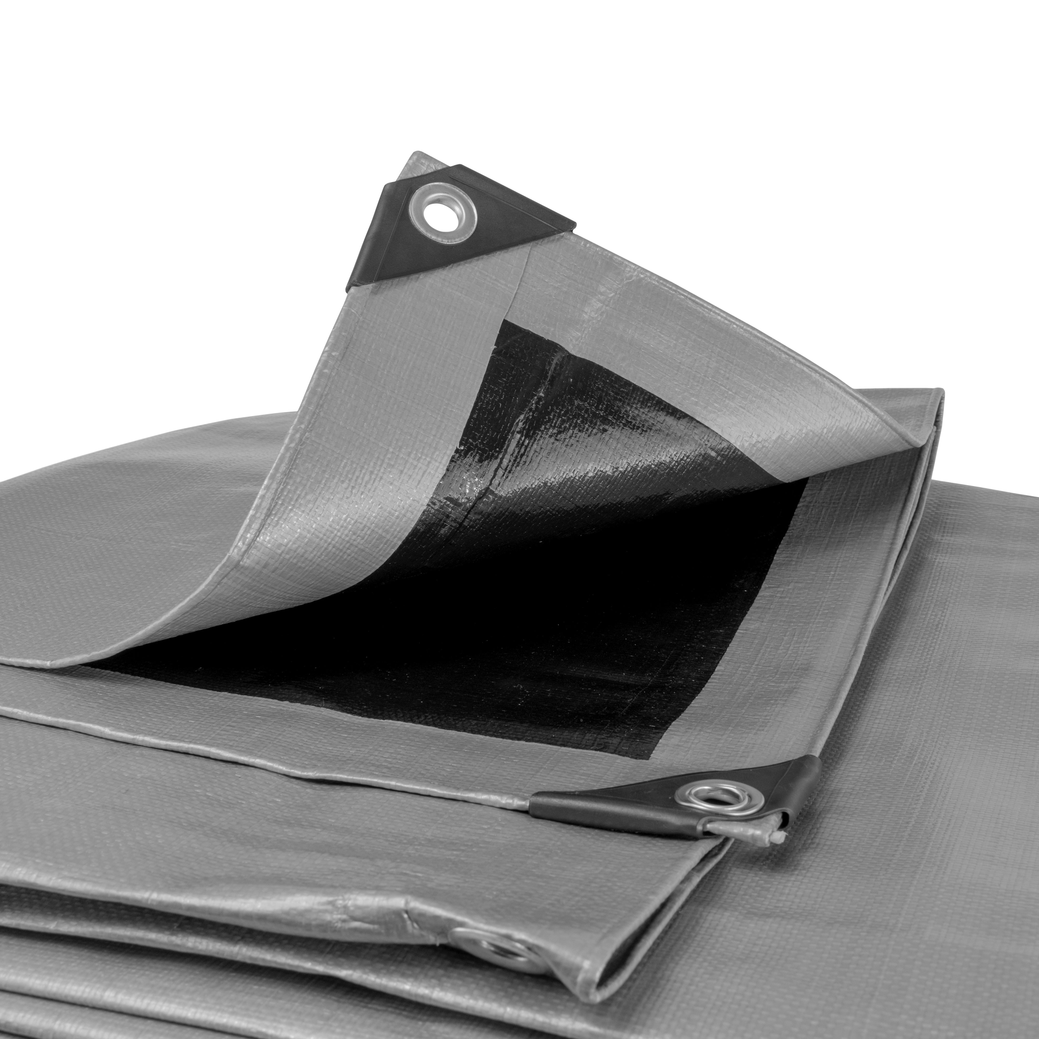 Silver XL-Grade Tarpaulin 2m x 4m