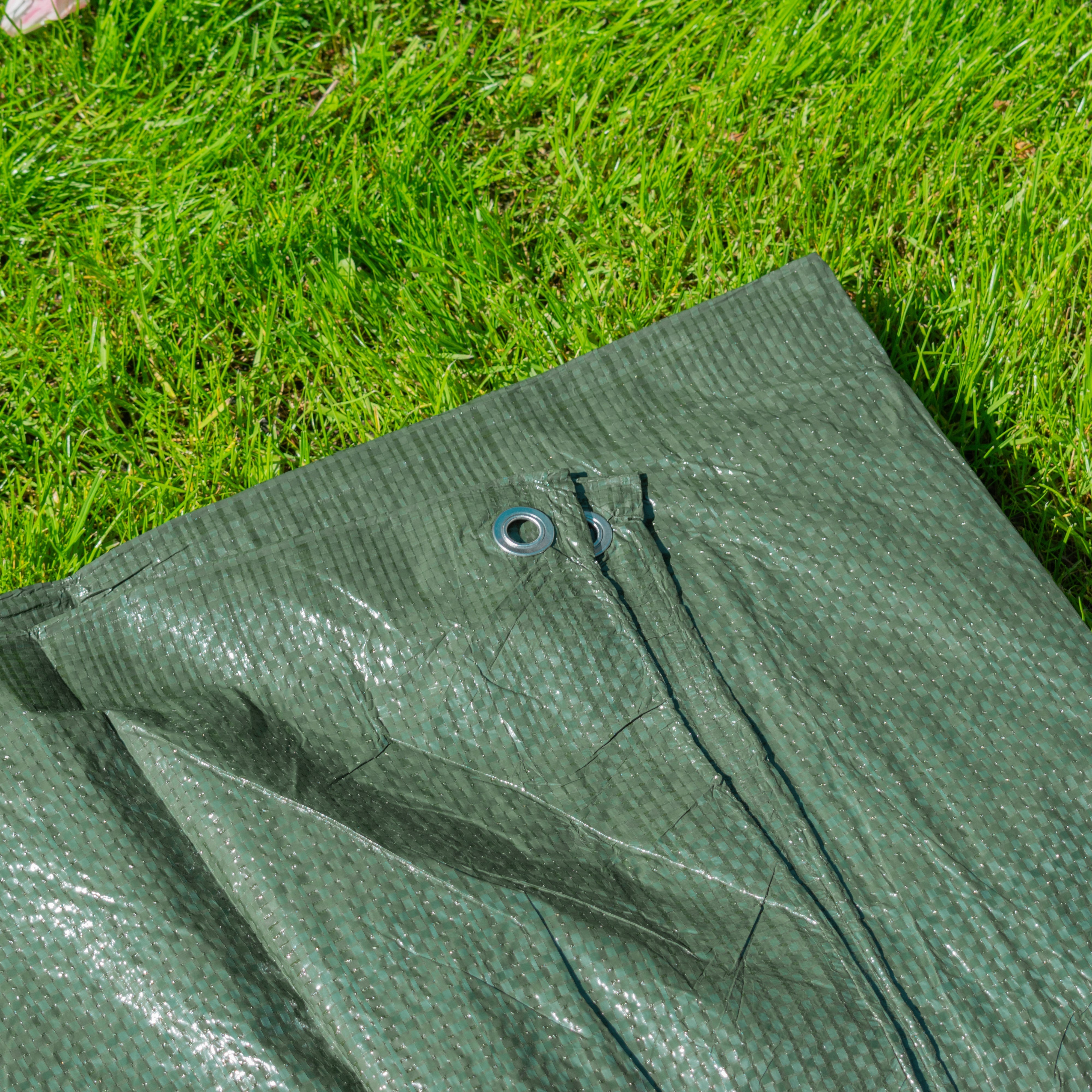 Green S-Grade Tarpaulin 4m x 6m