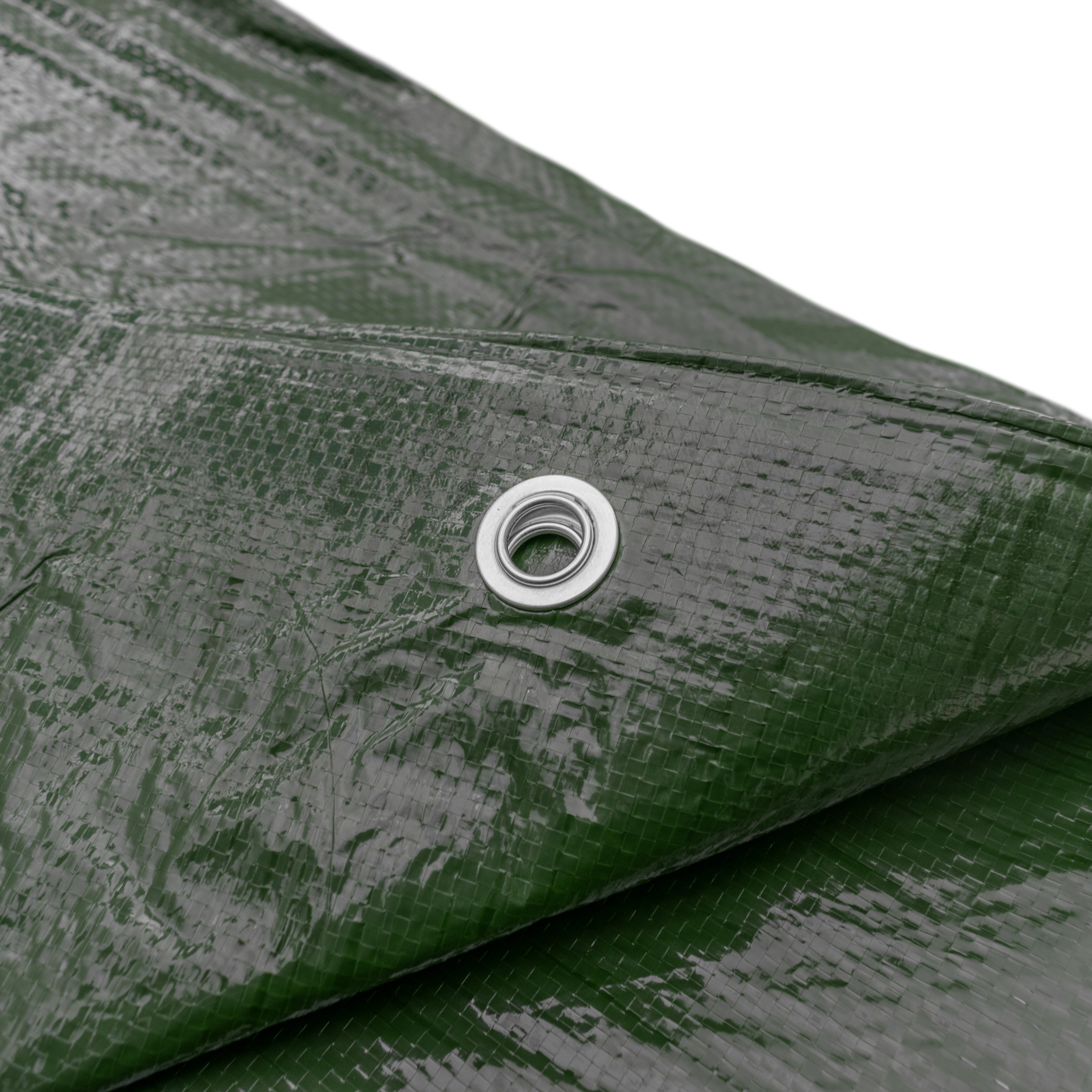Green M-Grade Tarpaulin 5m x 5m