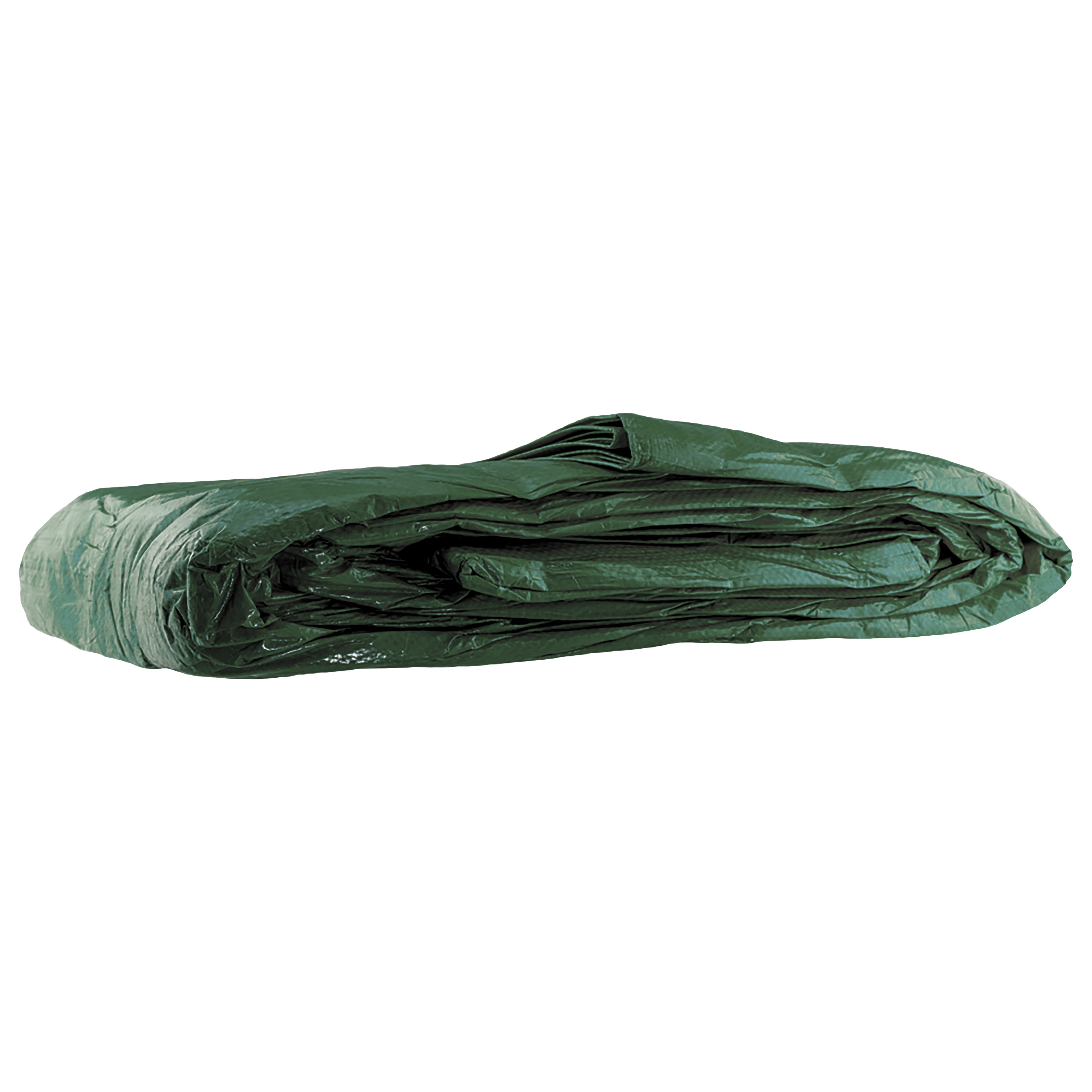Green M-Grade Tarpaulin with 10 x 6" Bungee Balls (Black)