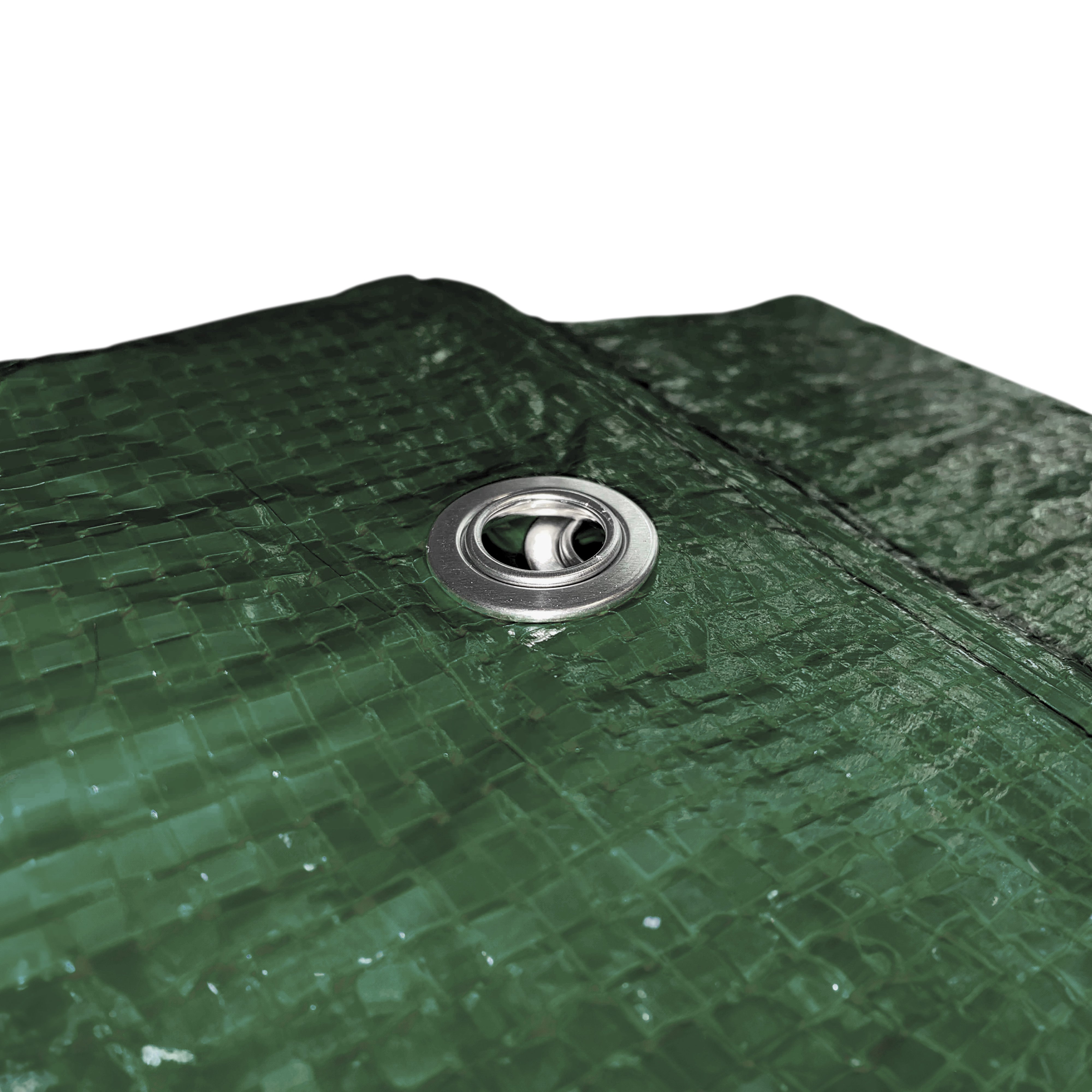 Green M-Grade Tarpaulin with 10 Metres of 6mm Bungee Rope