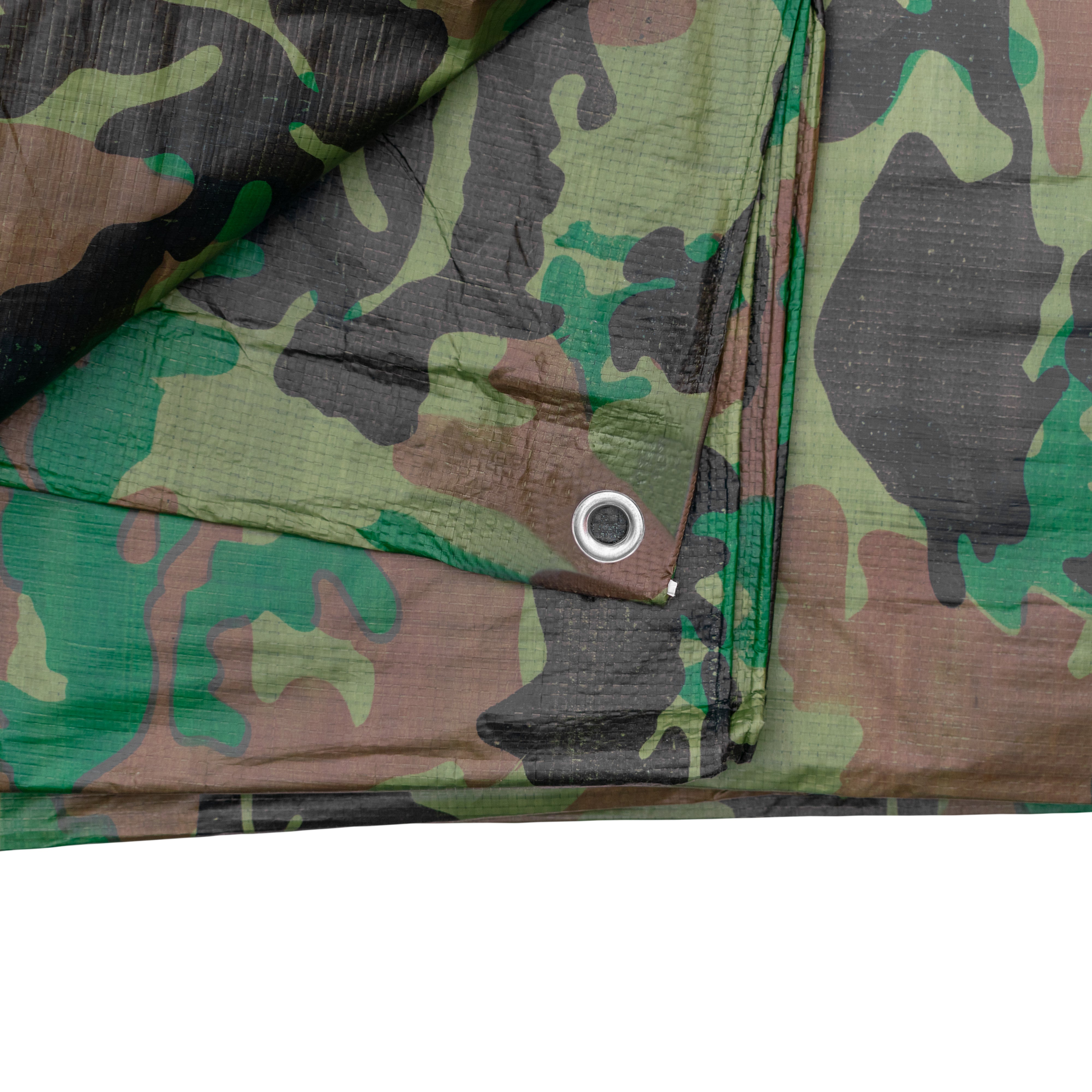 Camouflage M-Grade Tarpaulin 2m x 4m