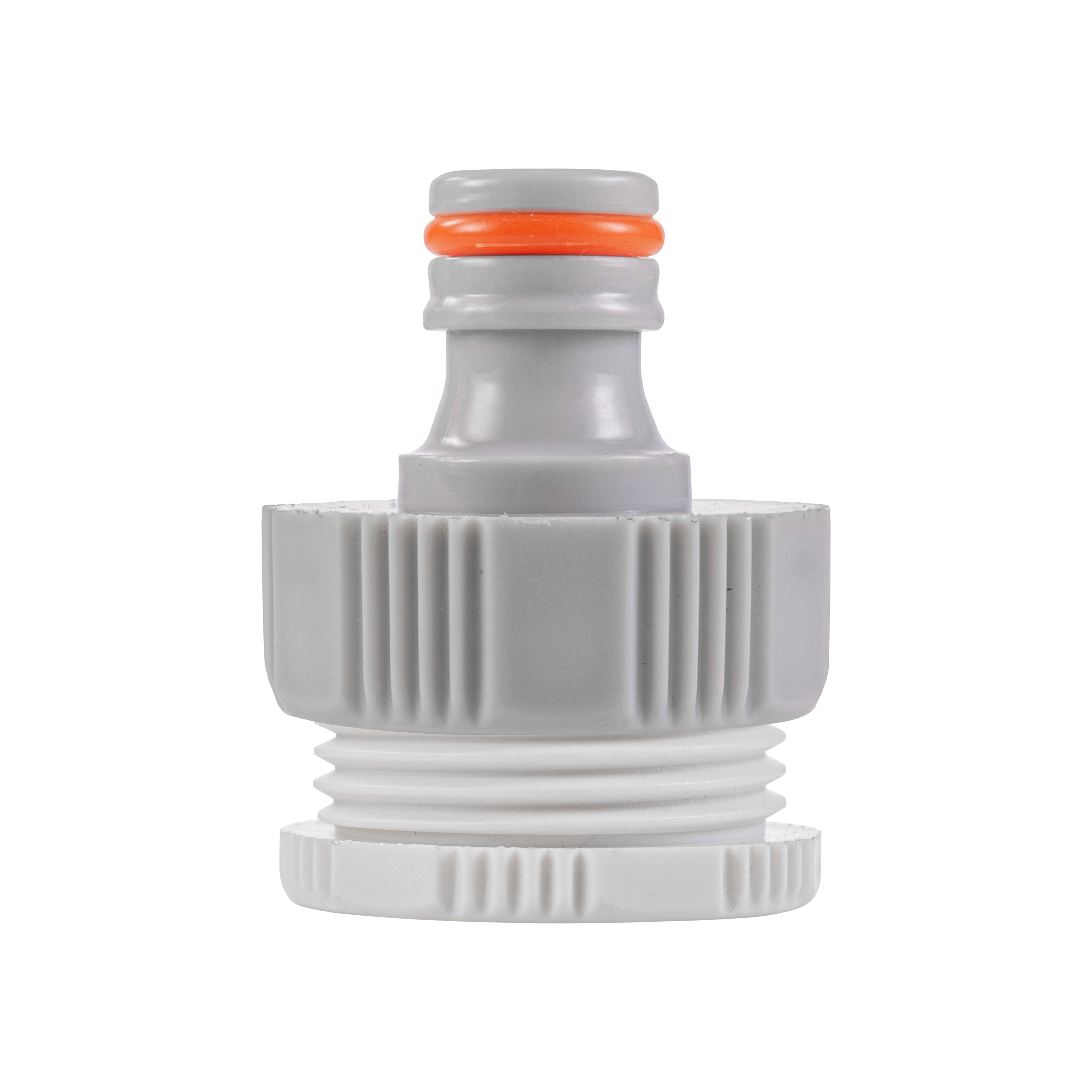 Female Tap Connector 1" or 3/4" BSP Female, Gray/White