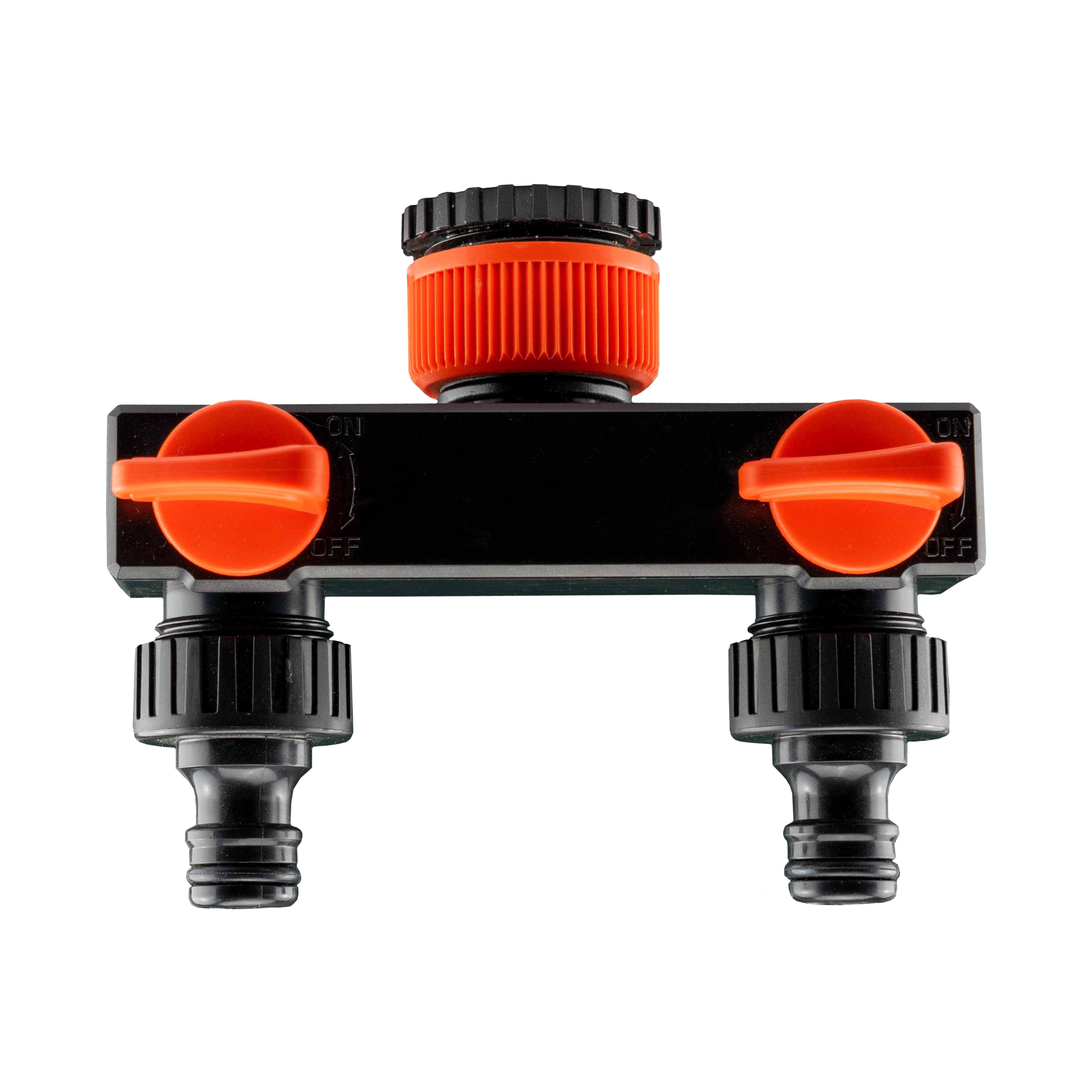 Tap Splitter with Valves and 25mm MDPE Straight Inlet/Outlet Kit