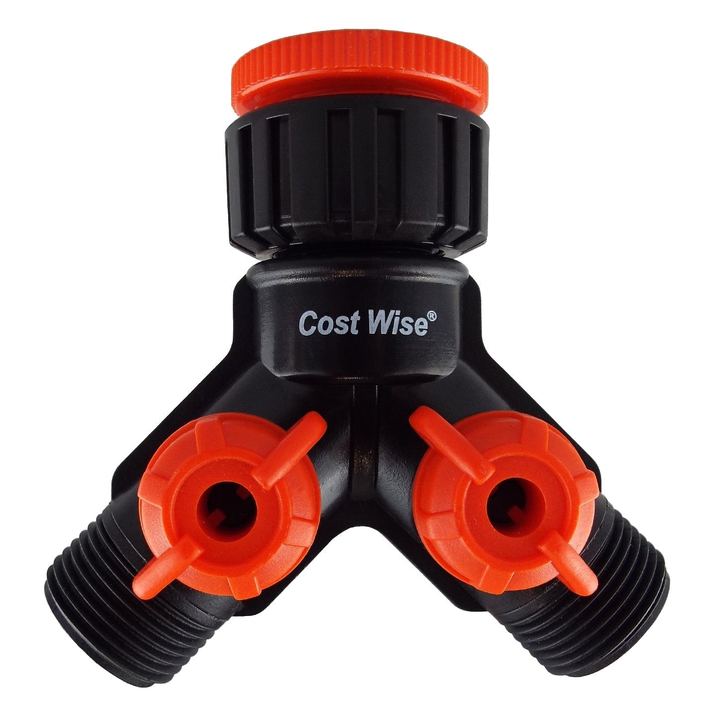 Double Tap Connector with Valves & 4mm Micro Barb Outlets