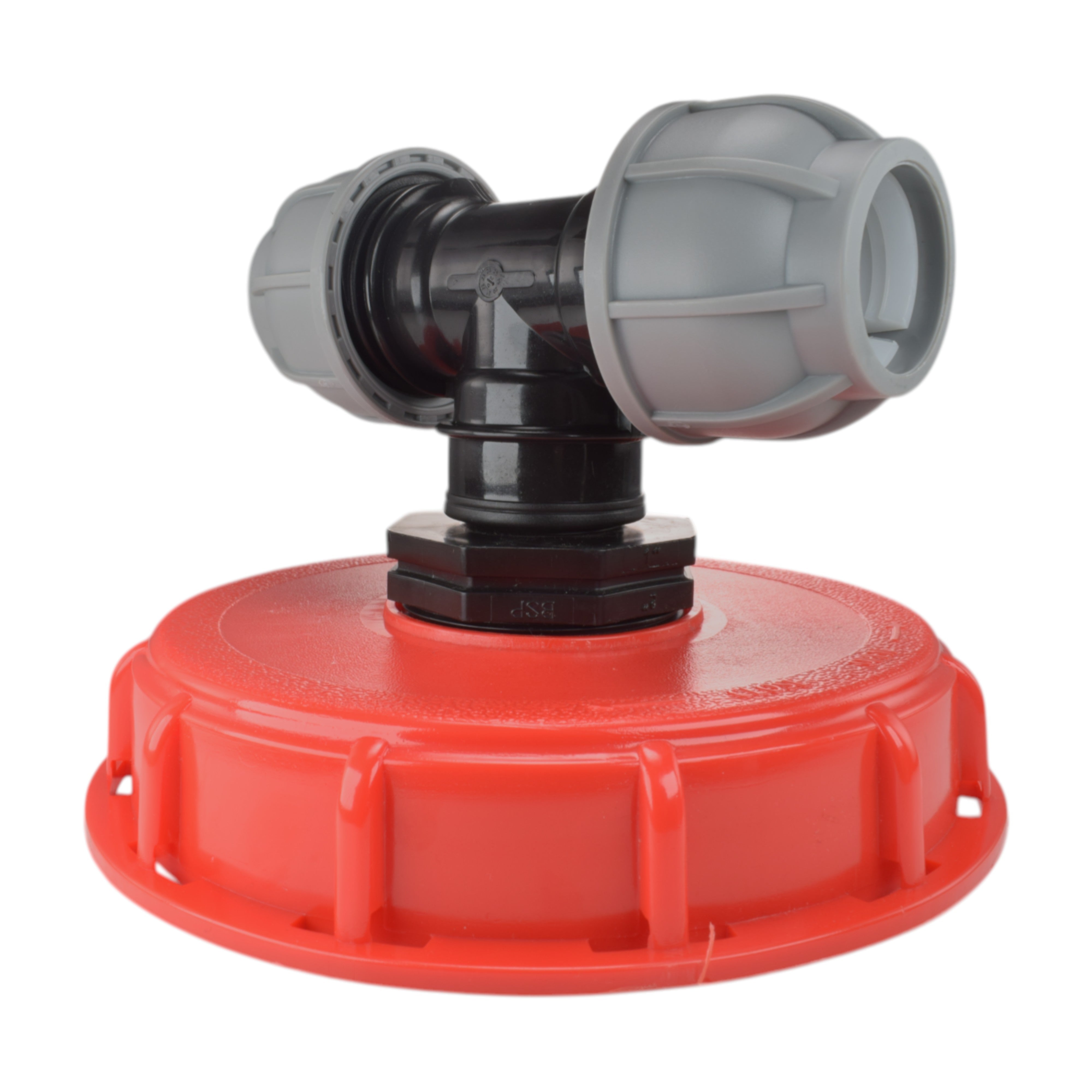 IBC 6-inch Cap Kit with 25mm MDPE Tee