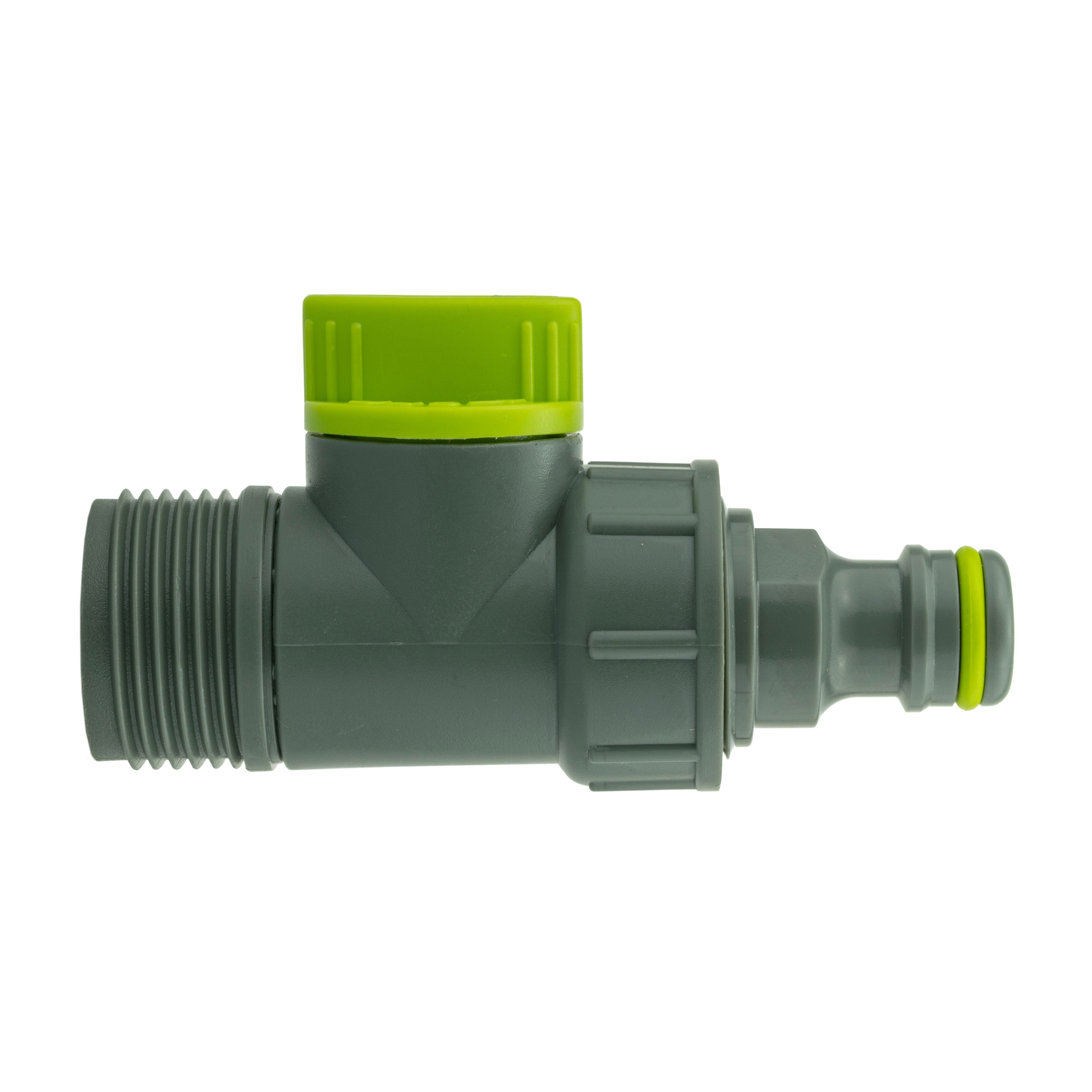Wall Flange Kit 32mm MDPE + Quick Connector Valve