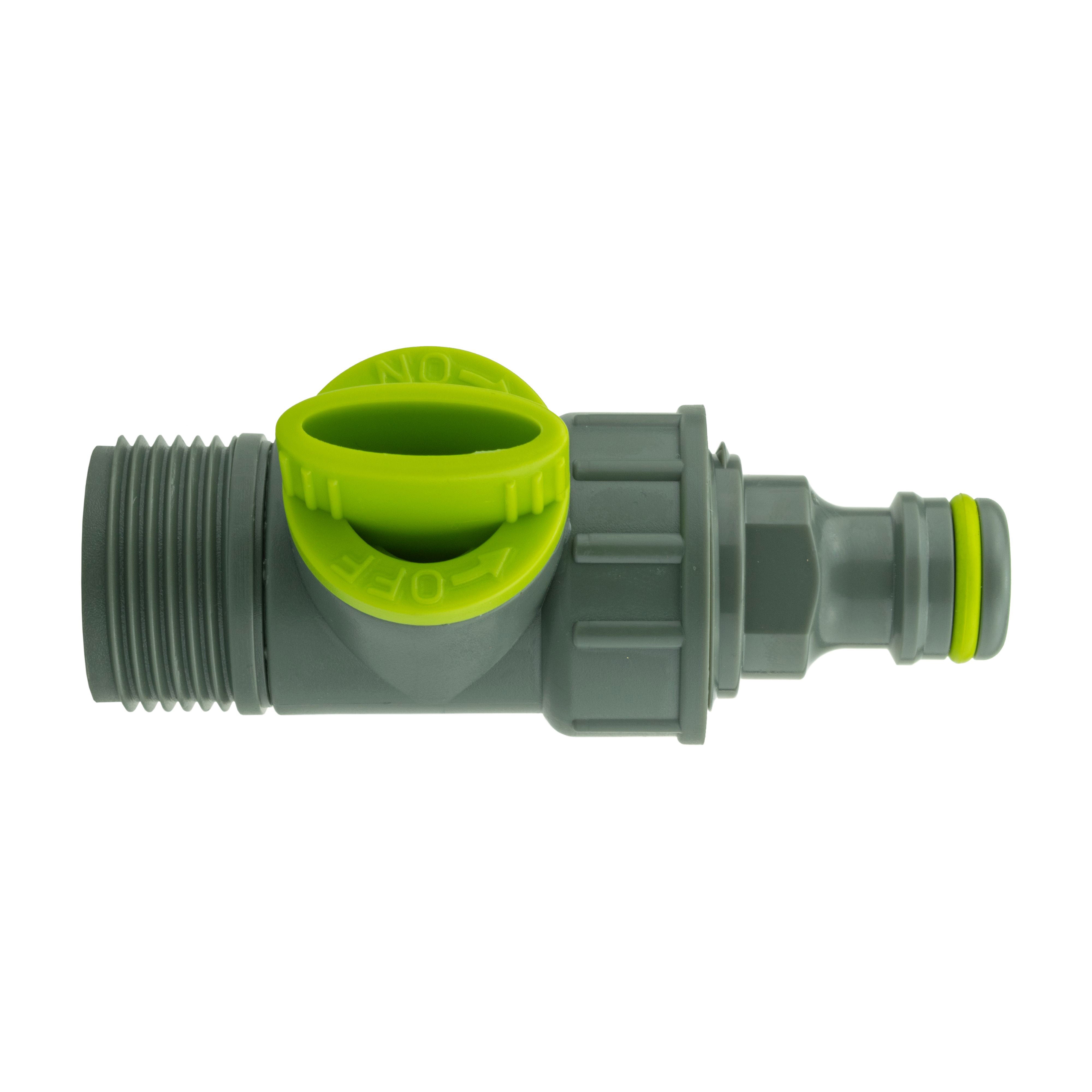 Wall Flange Kit 32mm MDPE + Quick Connector Valve