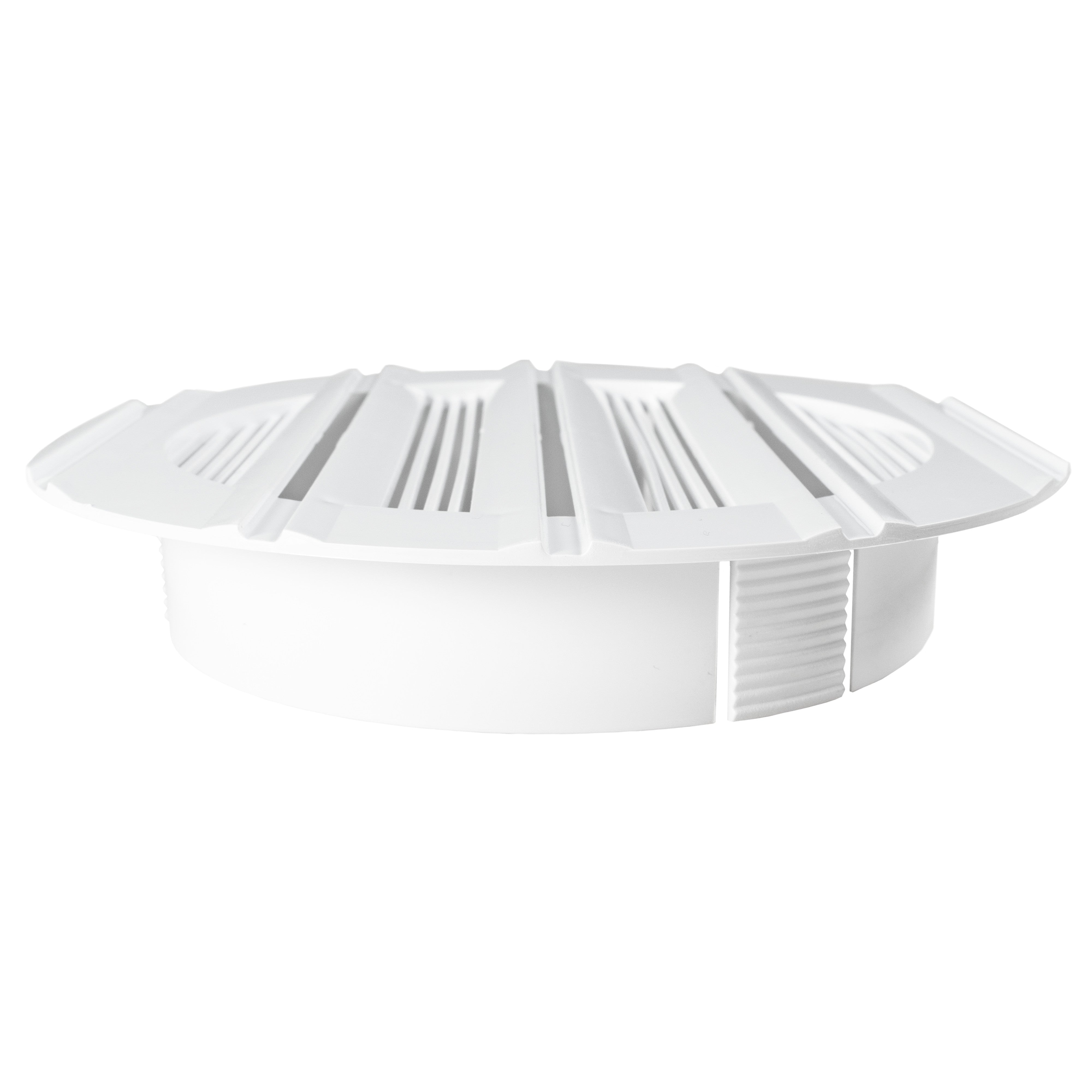 Louvre Vent Round Bella 125mm White