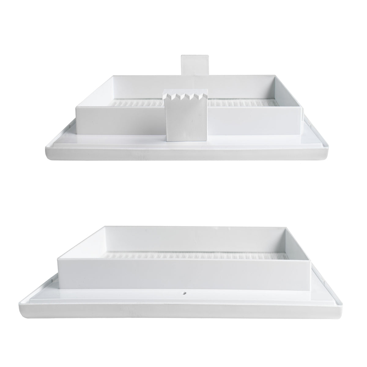 Louvre Vent White Duo Smart 135G 135mm With Fly Mesh