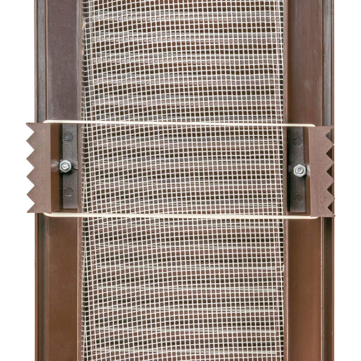 Louvre Vent Duo Smart 90/240 Brown 90mm x 240mm With Fly Mesh