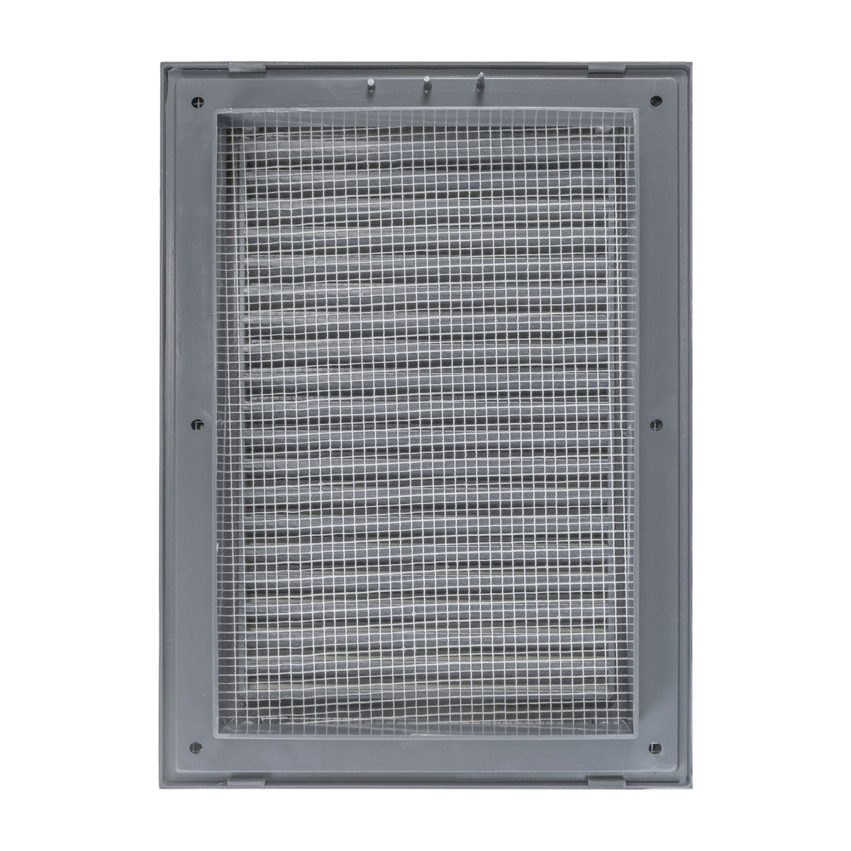 Louvre Vent Graphite Duo Smart 140/210 140mm X 210mm With Fly Mesh