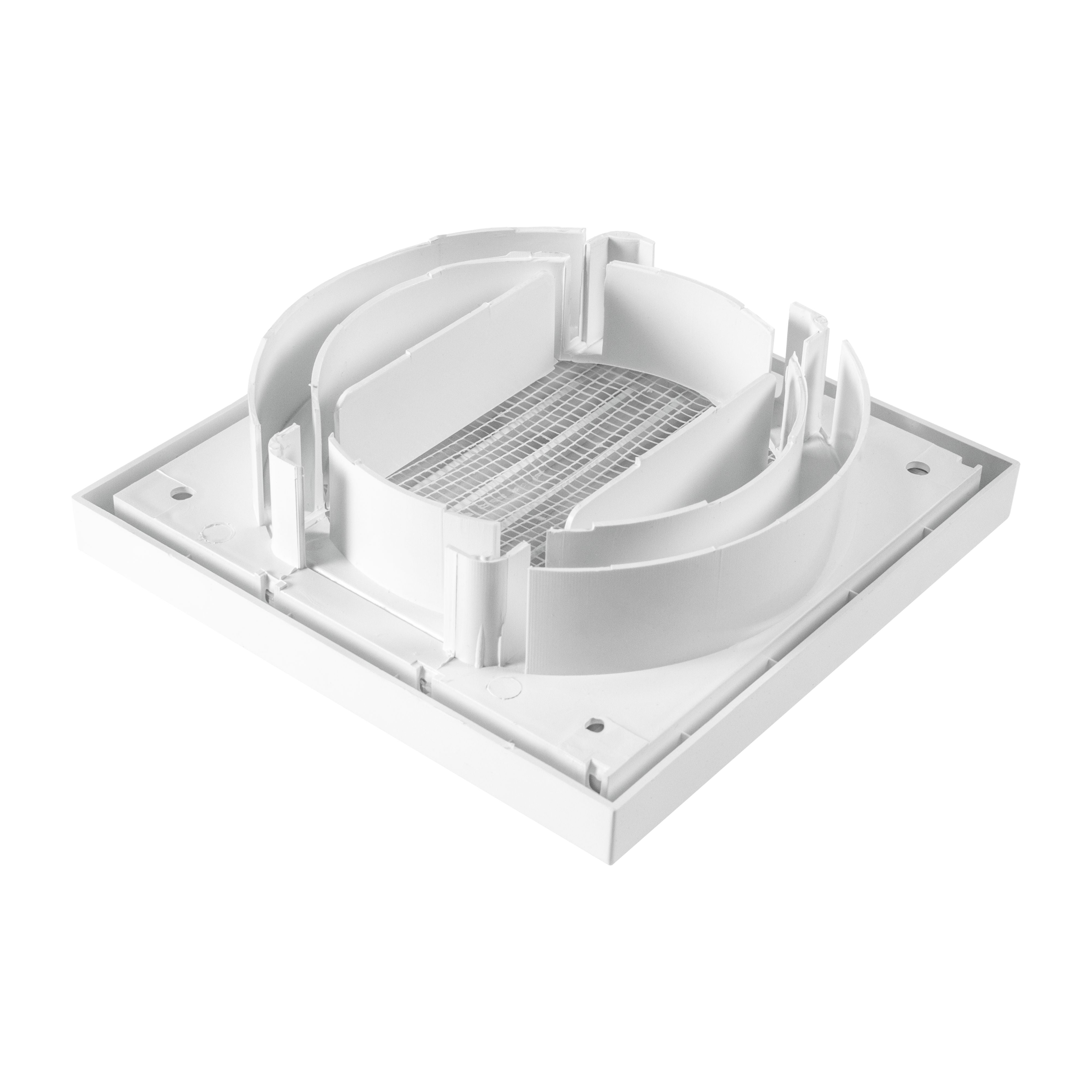 Through Wall Ventilation Kit Louvre Vent VC-KR0153 with Graphite External Vent