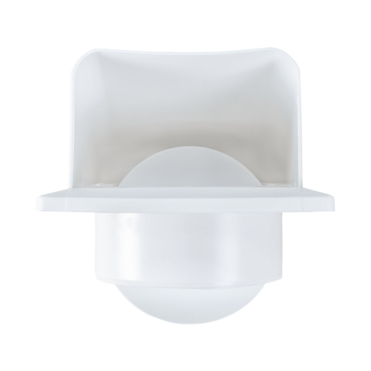 External White Louvre Vent  KRD/100 fi100mm