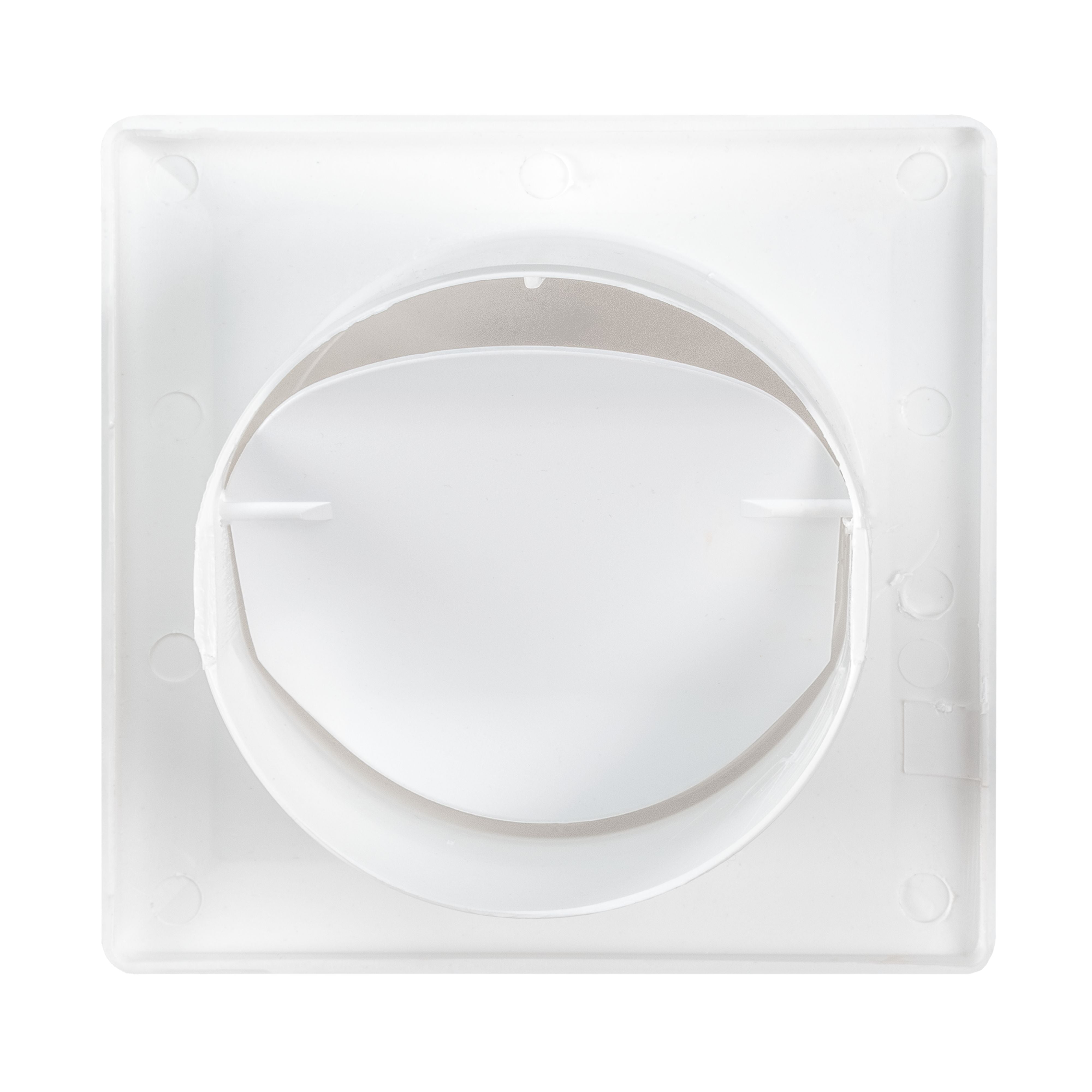Through Wall Ventilation Kit RICO Timer and Humidistat Fan with White External Vent