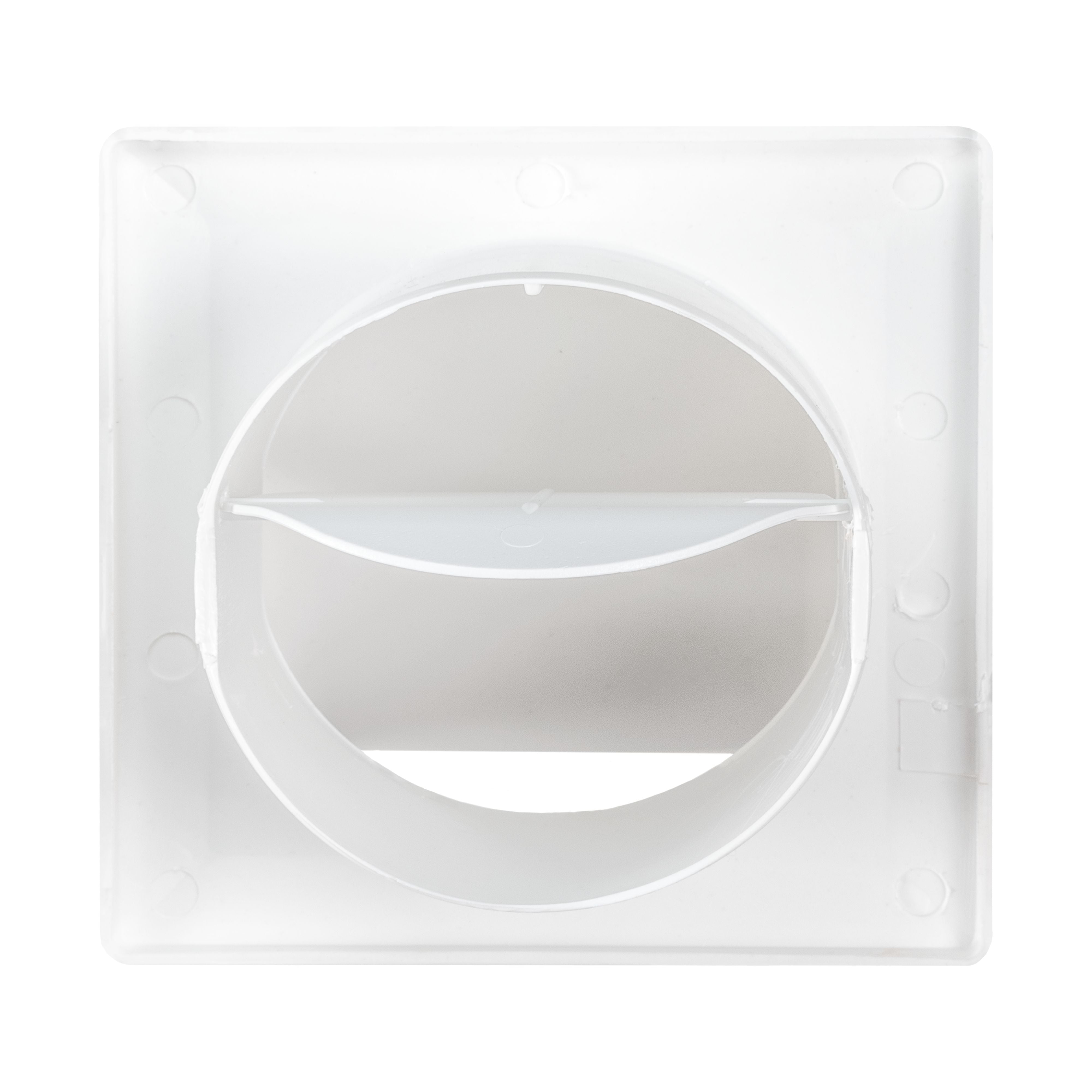 Through Wall Ventilation Kit RICO Timer and Humidistat Fan with White External Vent