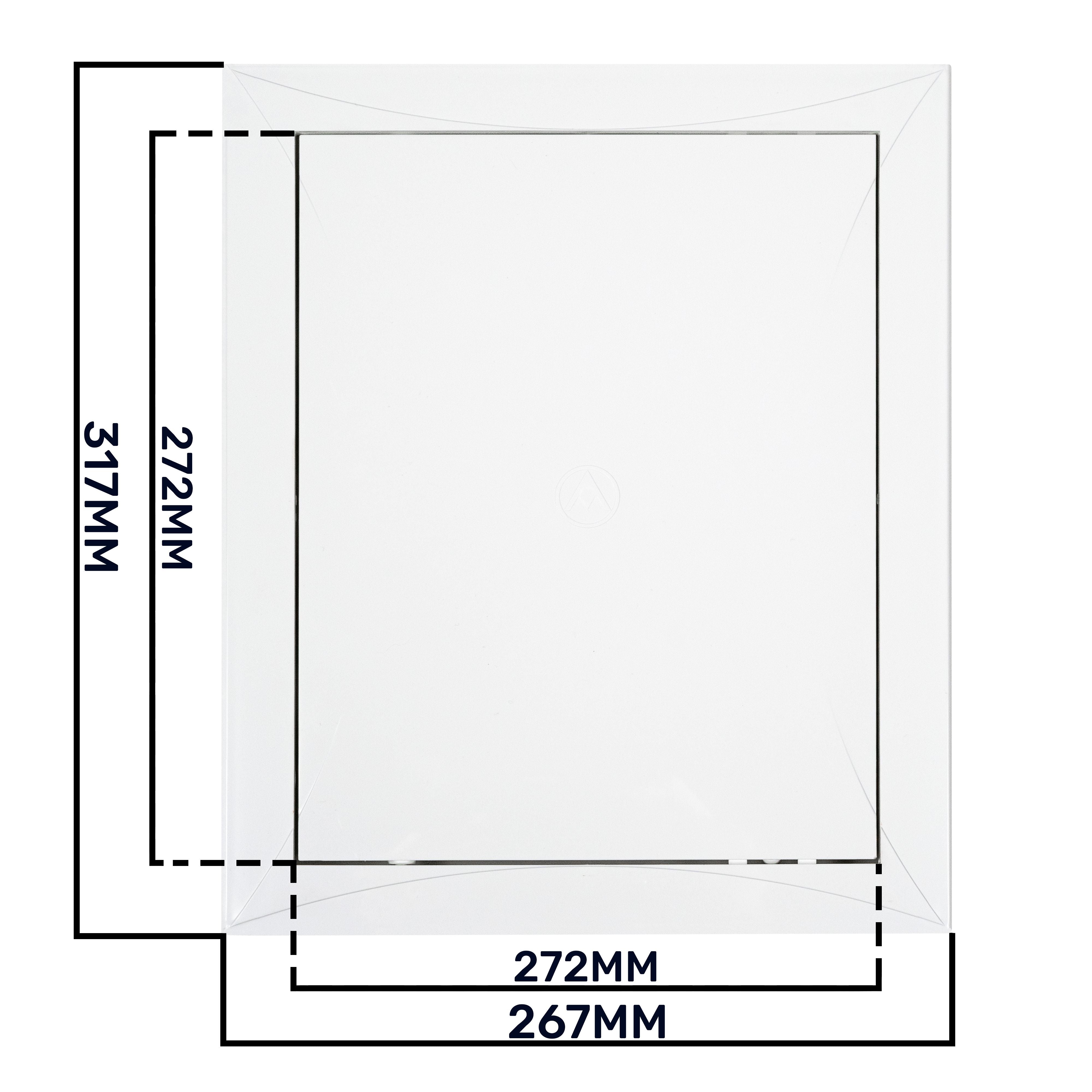 Access Panel Door PP, White 250mm x 300mm