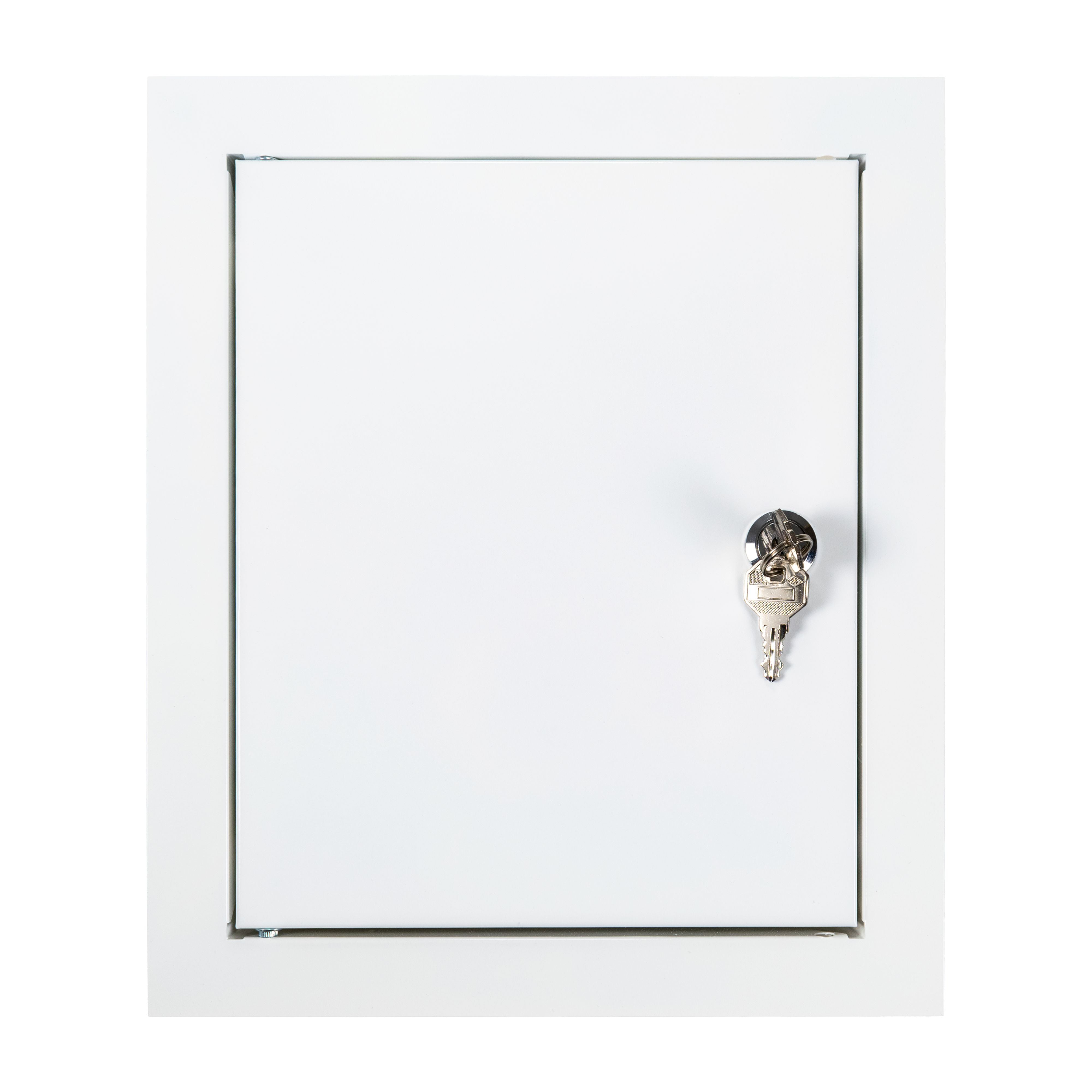 Access Panel Door Metal With Lock, White 250mm x 300mm