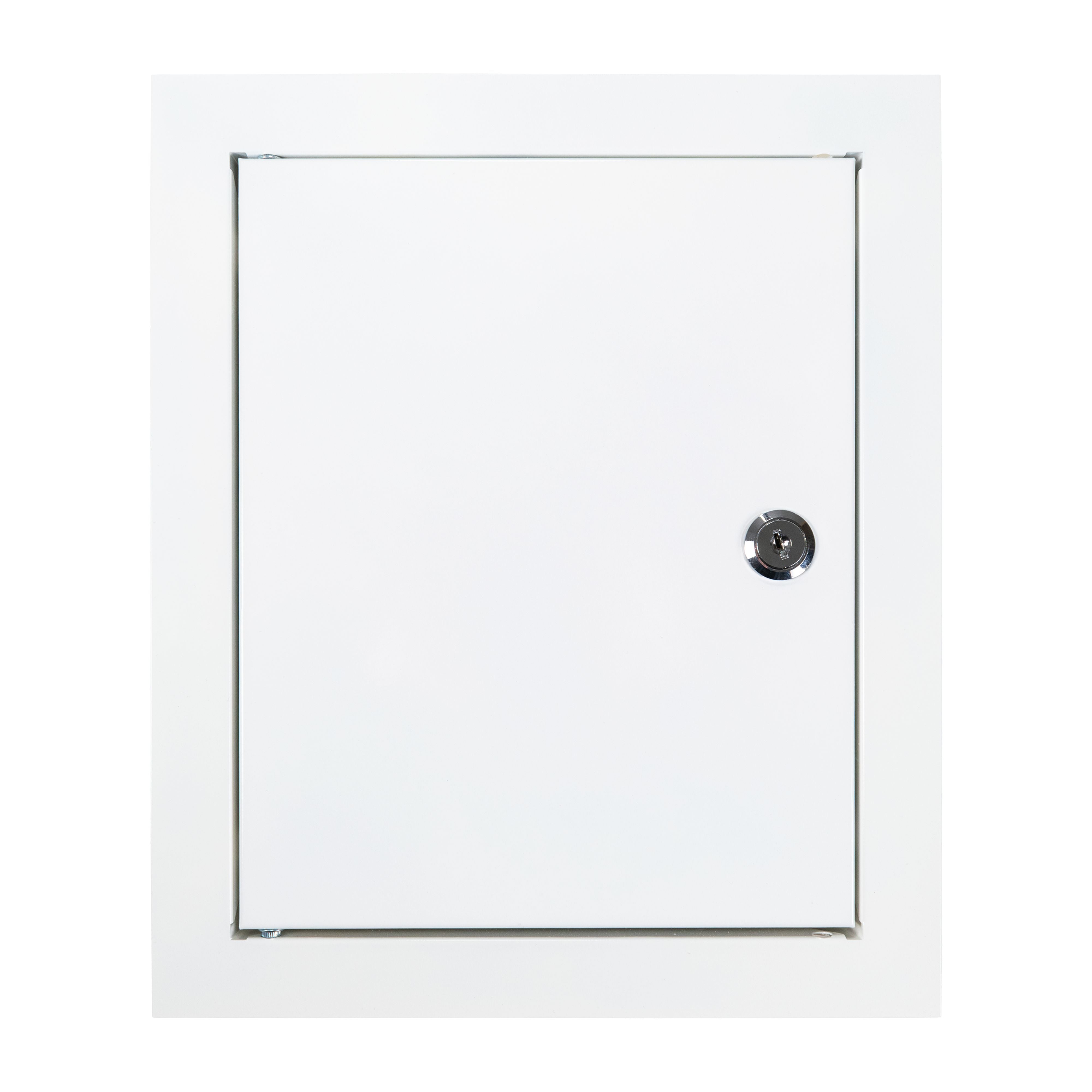 Access Panel Door Metal With Lock, White 250mm x 300mm