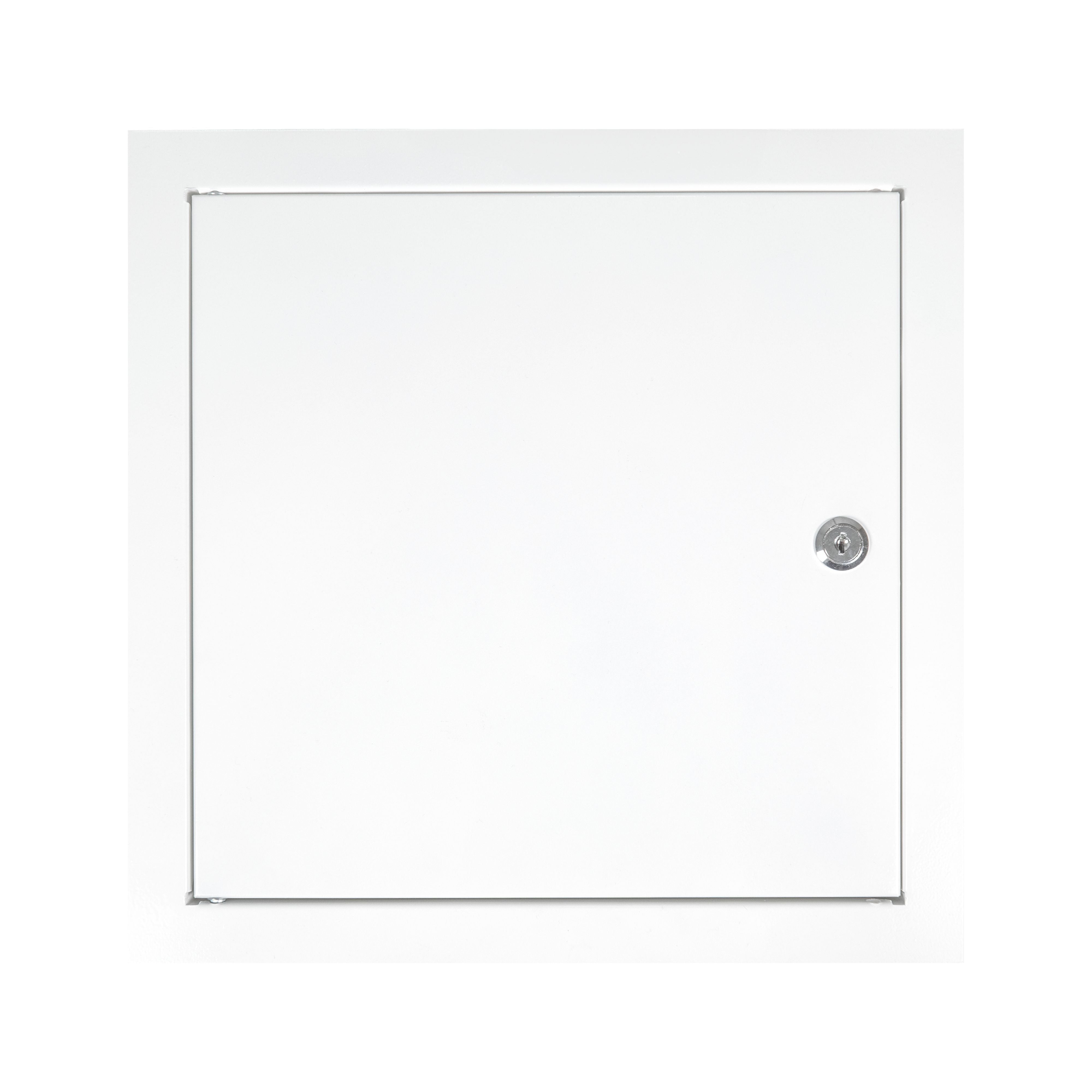 Access Panel Door Metal With Lock, White 200mm x 200mm