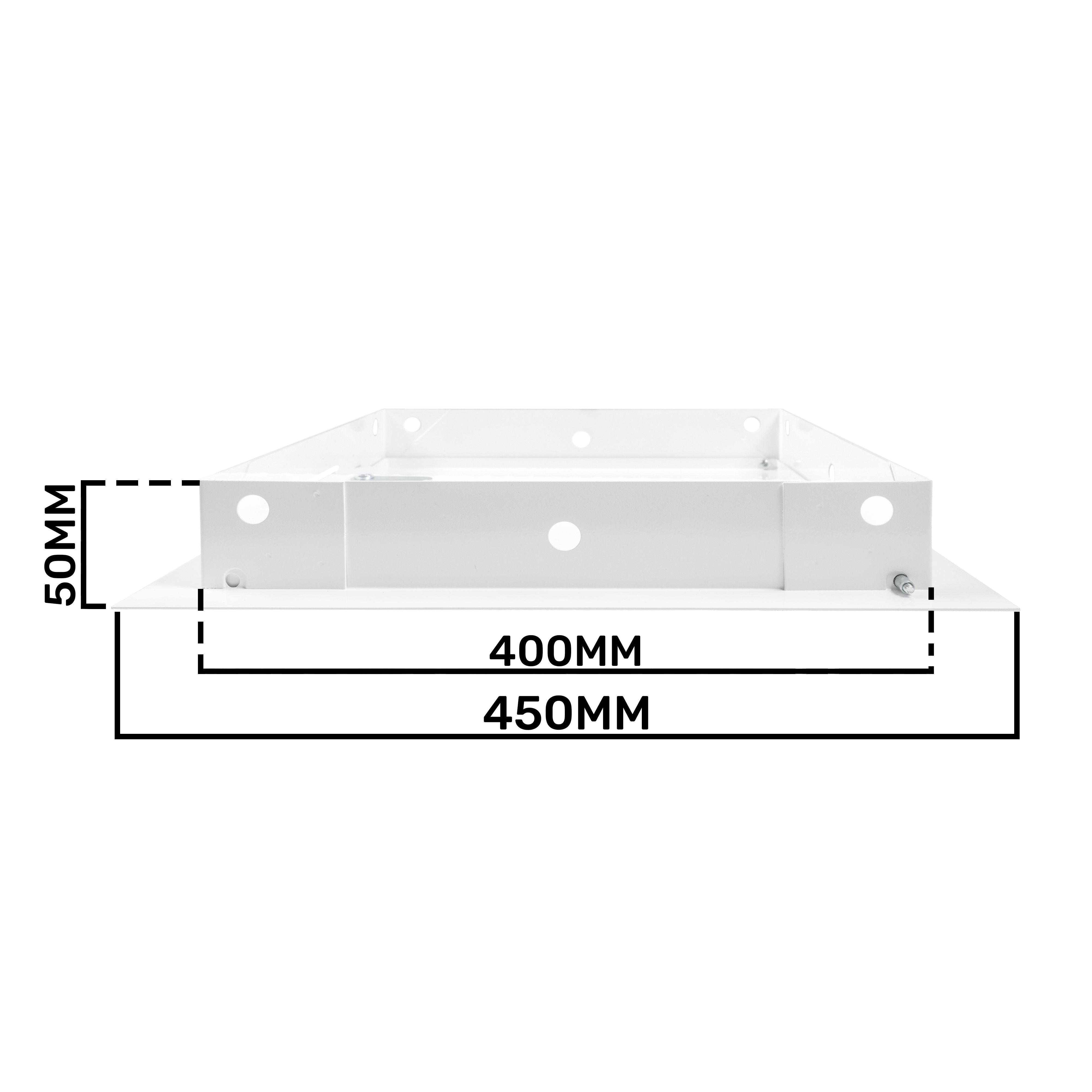 Access Panel Door Metal With Lock, White 400mm x 400mm