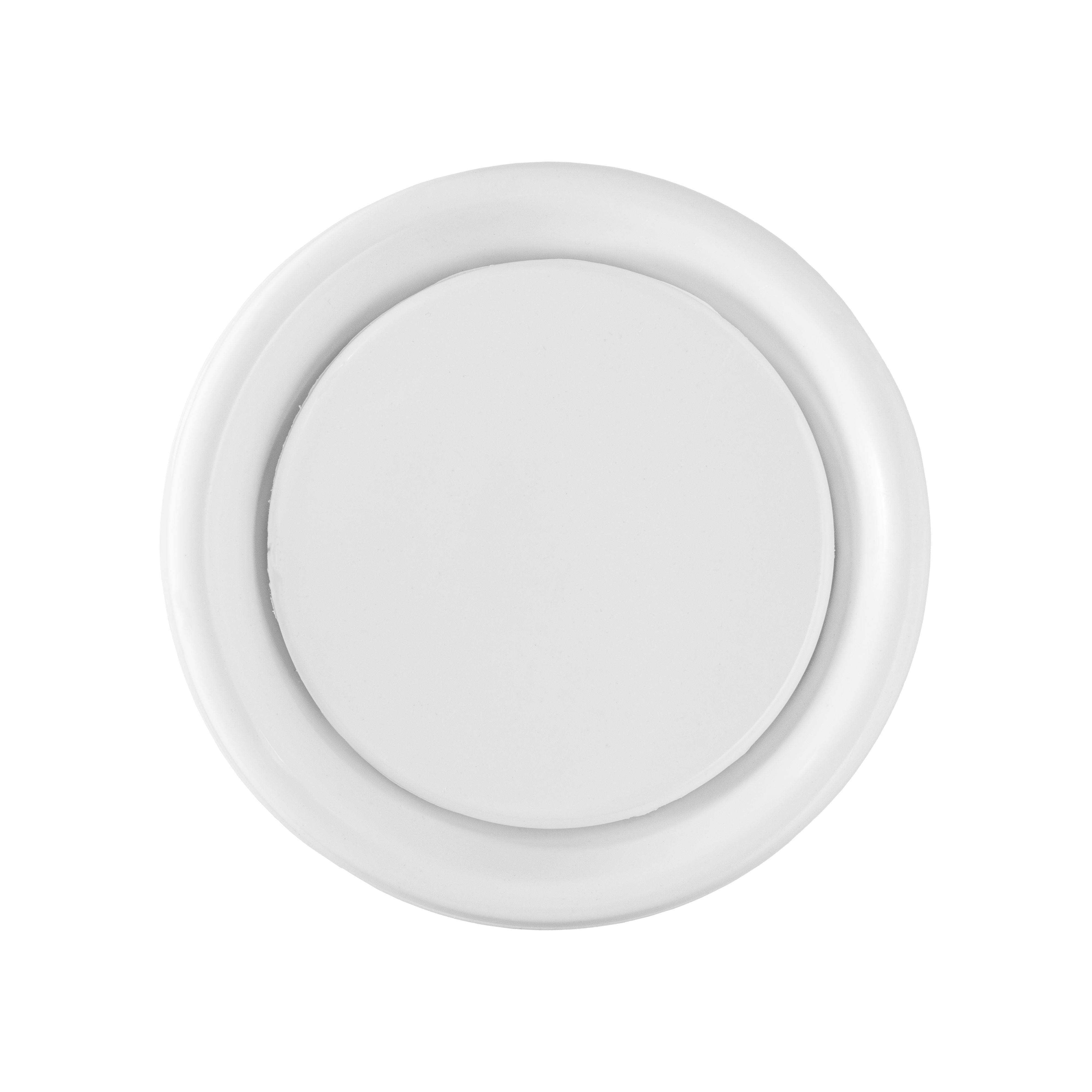 White ABS Extract Ceiling Valve 125mm