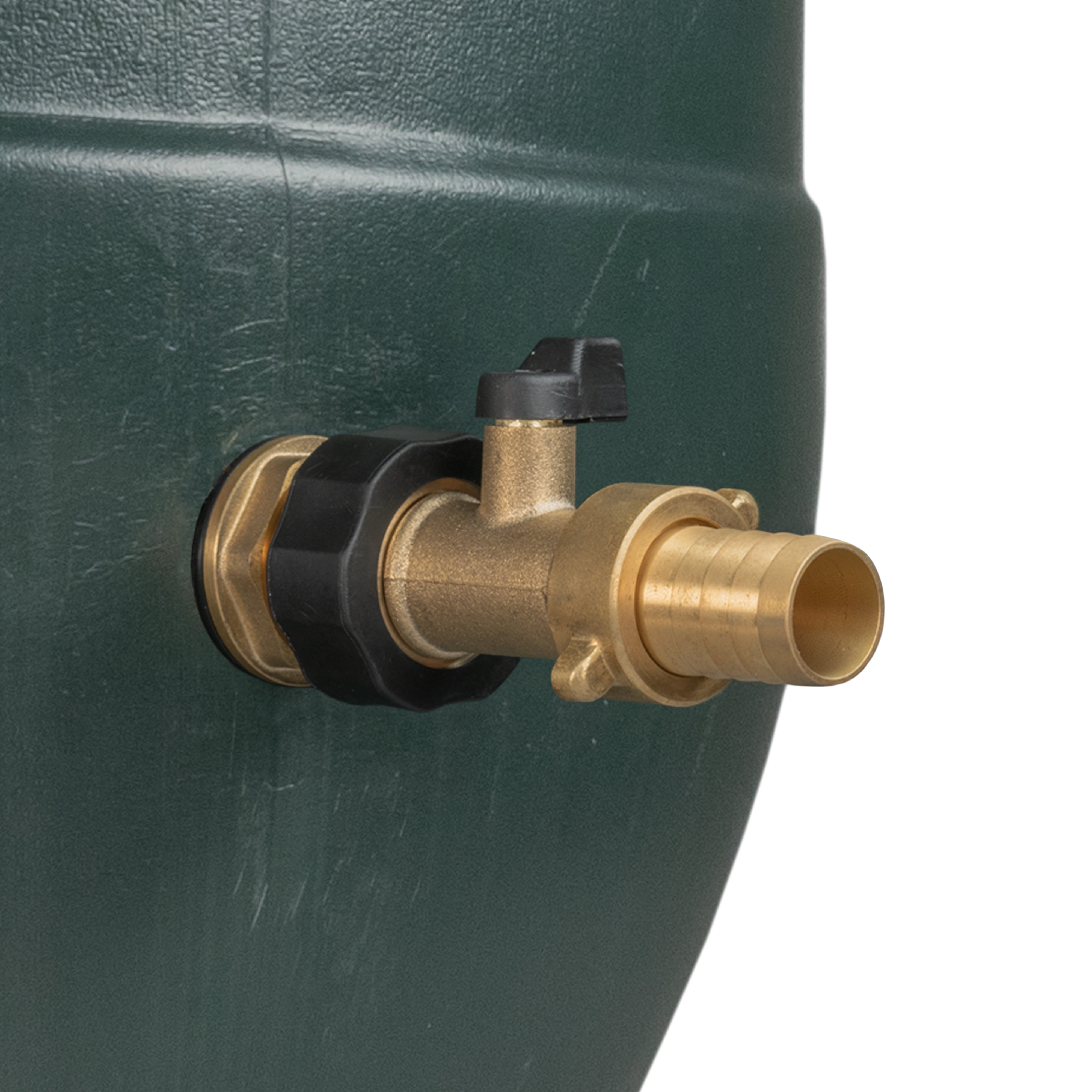 Water Butt Brass Kit 3/4" with Brass Valve + 19mm Barb