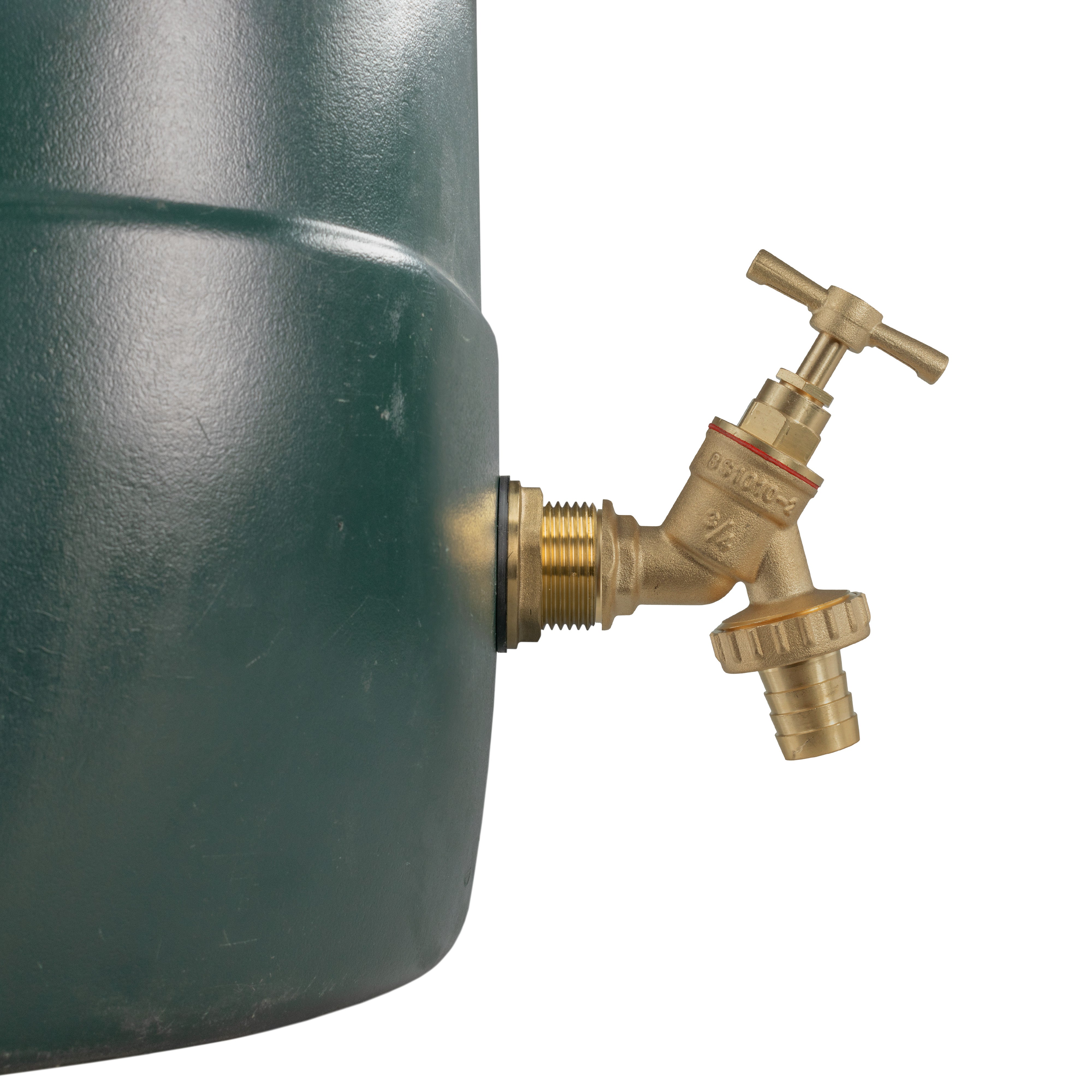 Water Butt Brass Kit 1" with Brass Barbed Tap