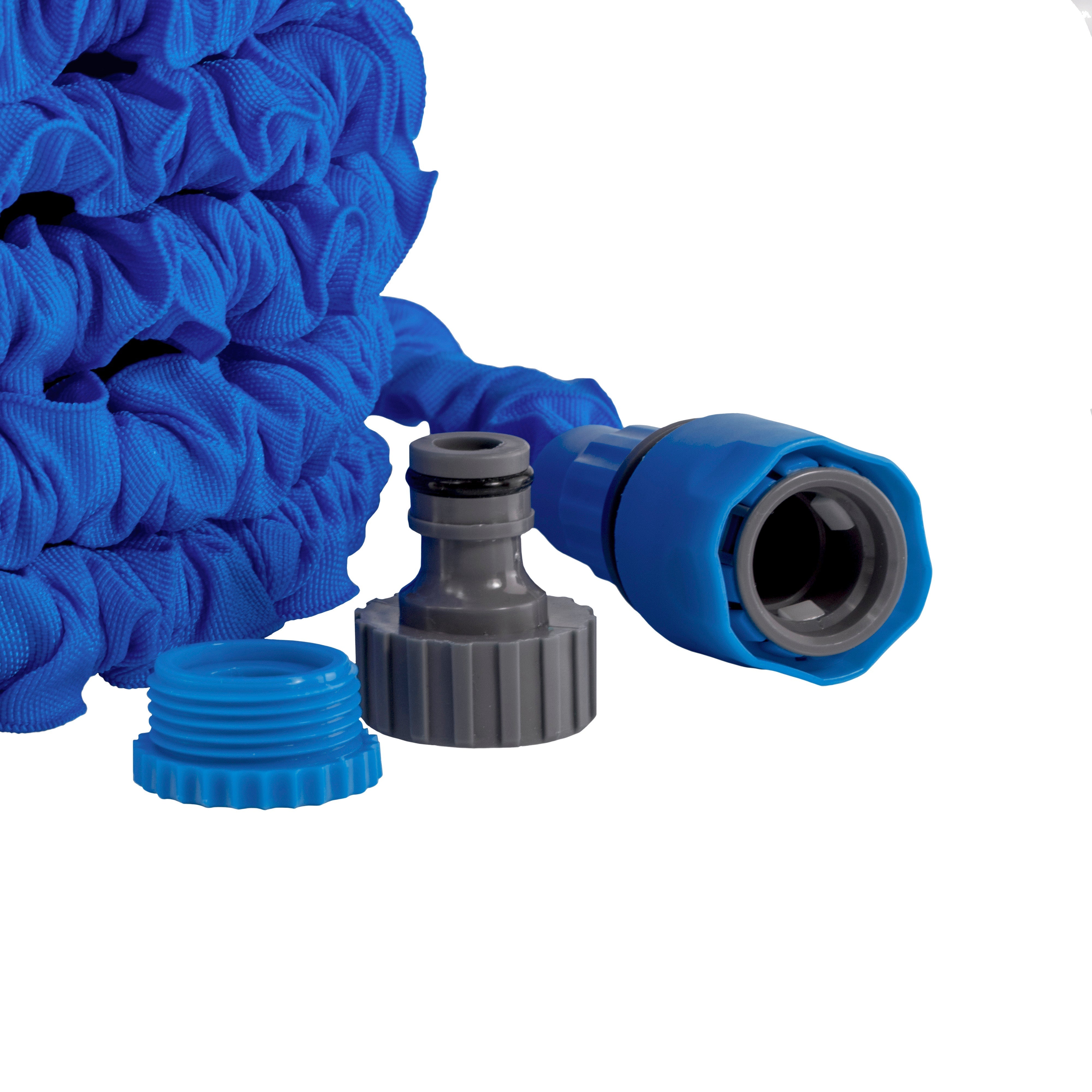 Dog Shower Mix Hot/Cold Water Expanding 5m-15m Blue