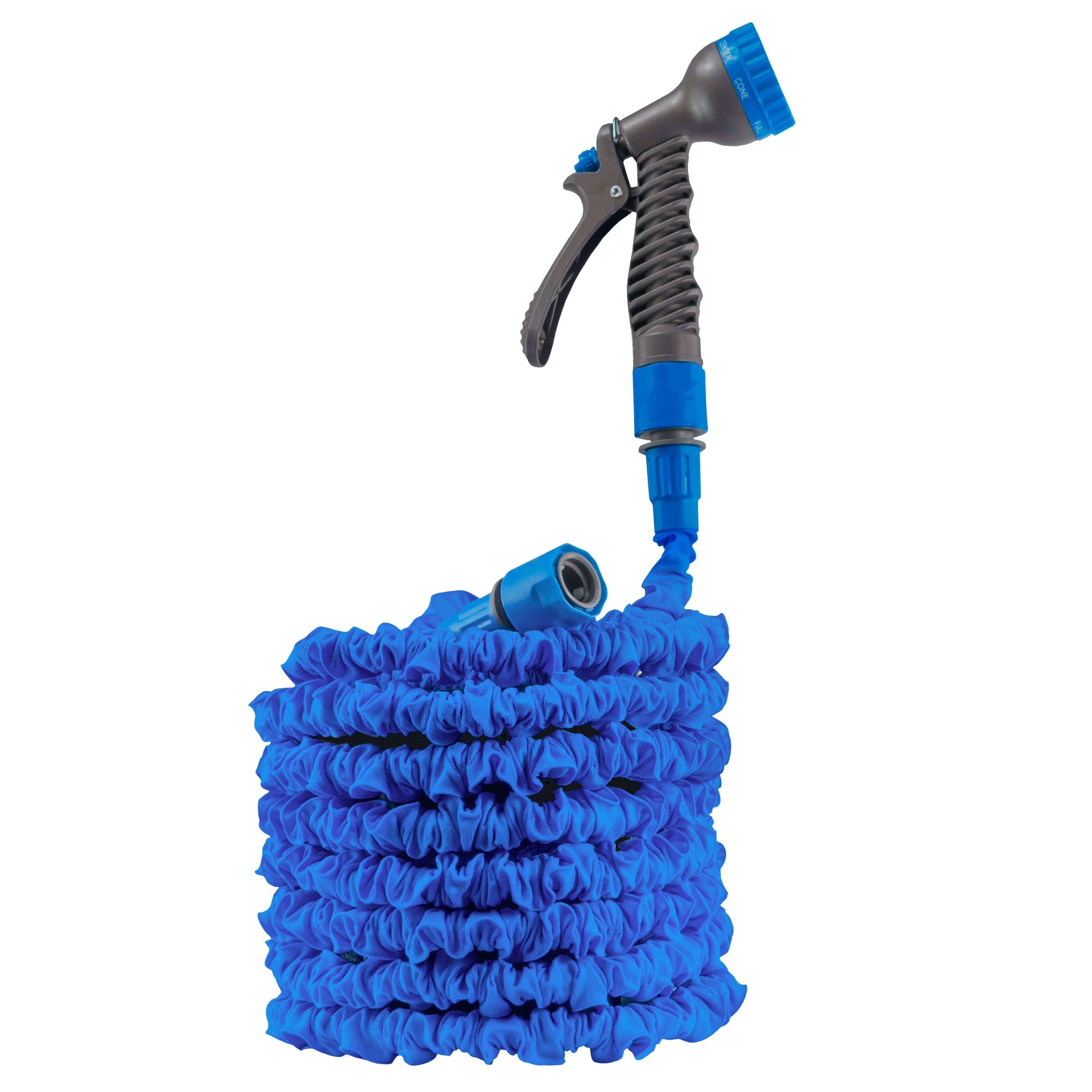 Dog Shower Mix Hot/Cold Water Expanding 5m-15m Blue