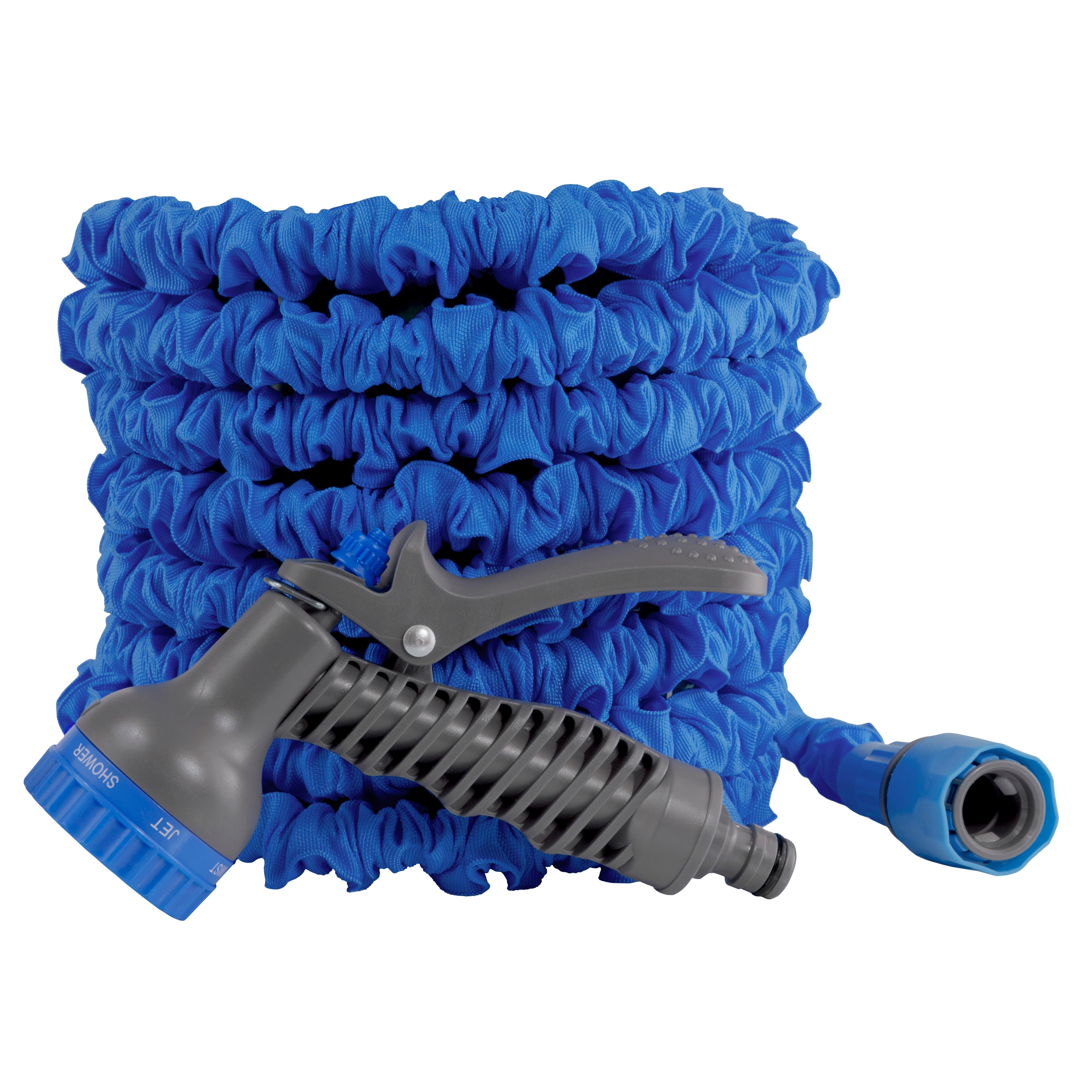 Expanding Trick Hose 7.5m - 22m Blue