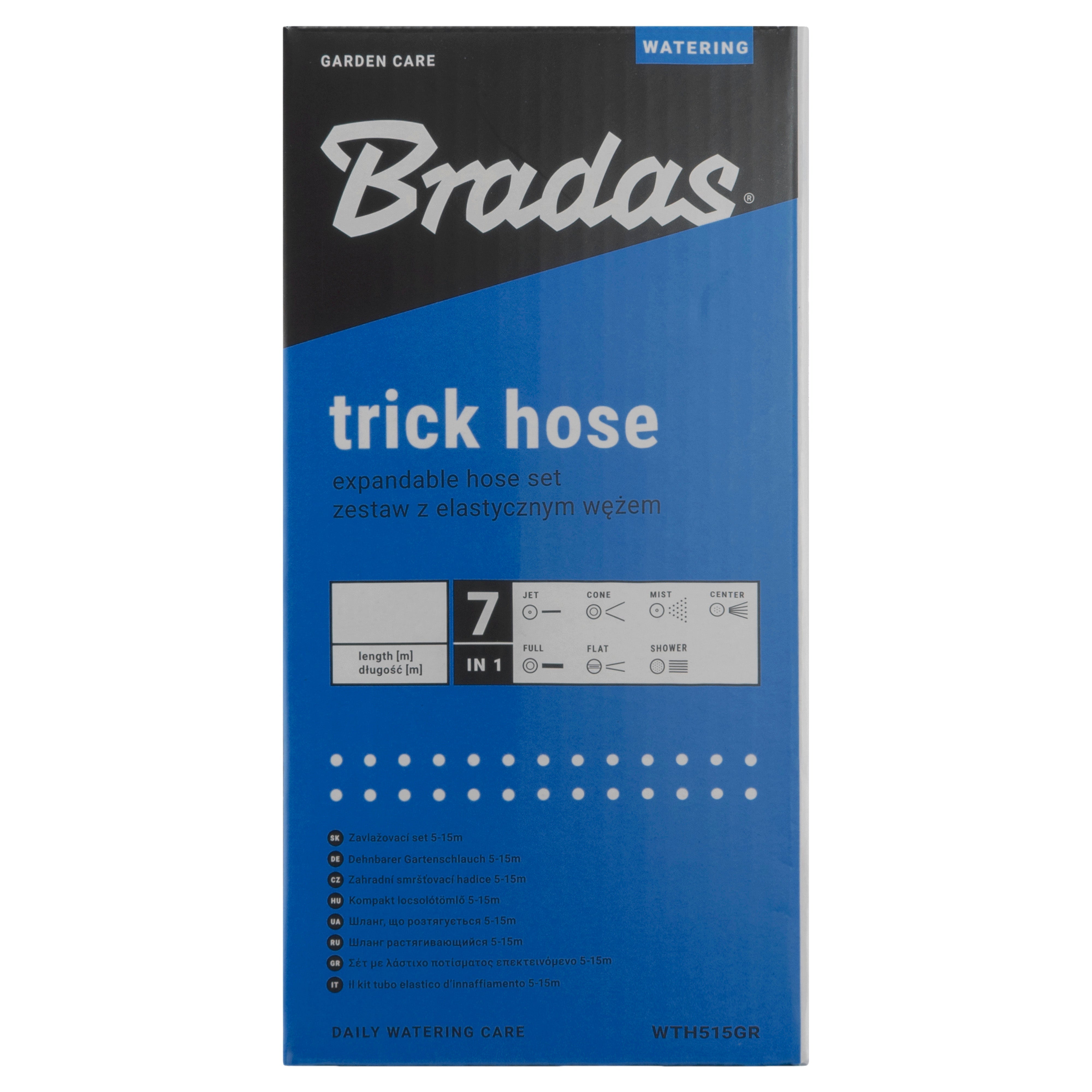 Expanding Trick Hose 5m - 15m Blue