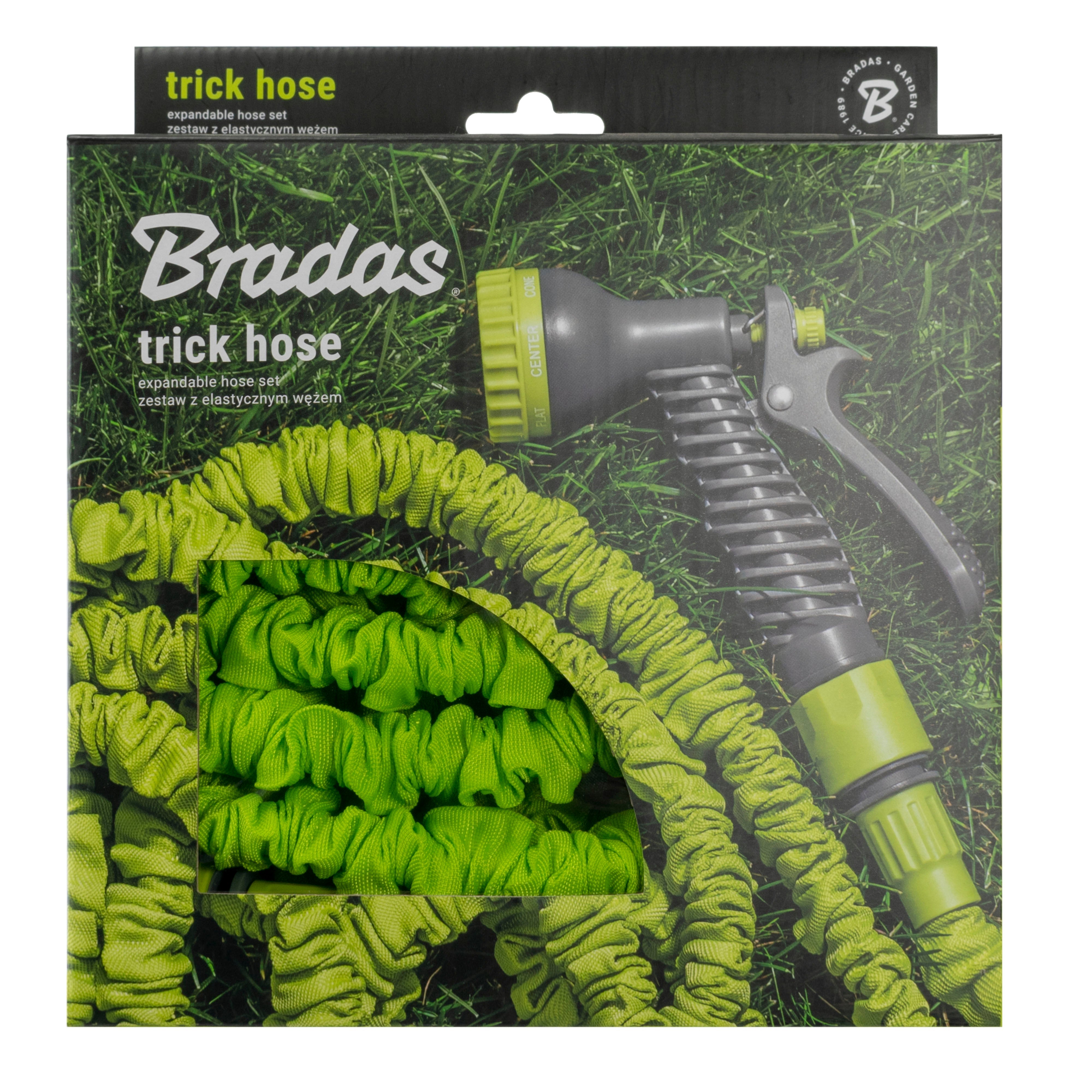 Expanding Trick Hose 15m - 45m Lime