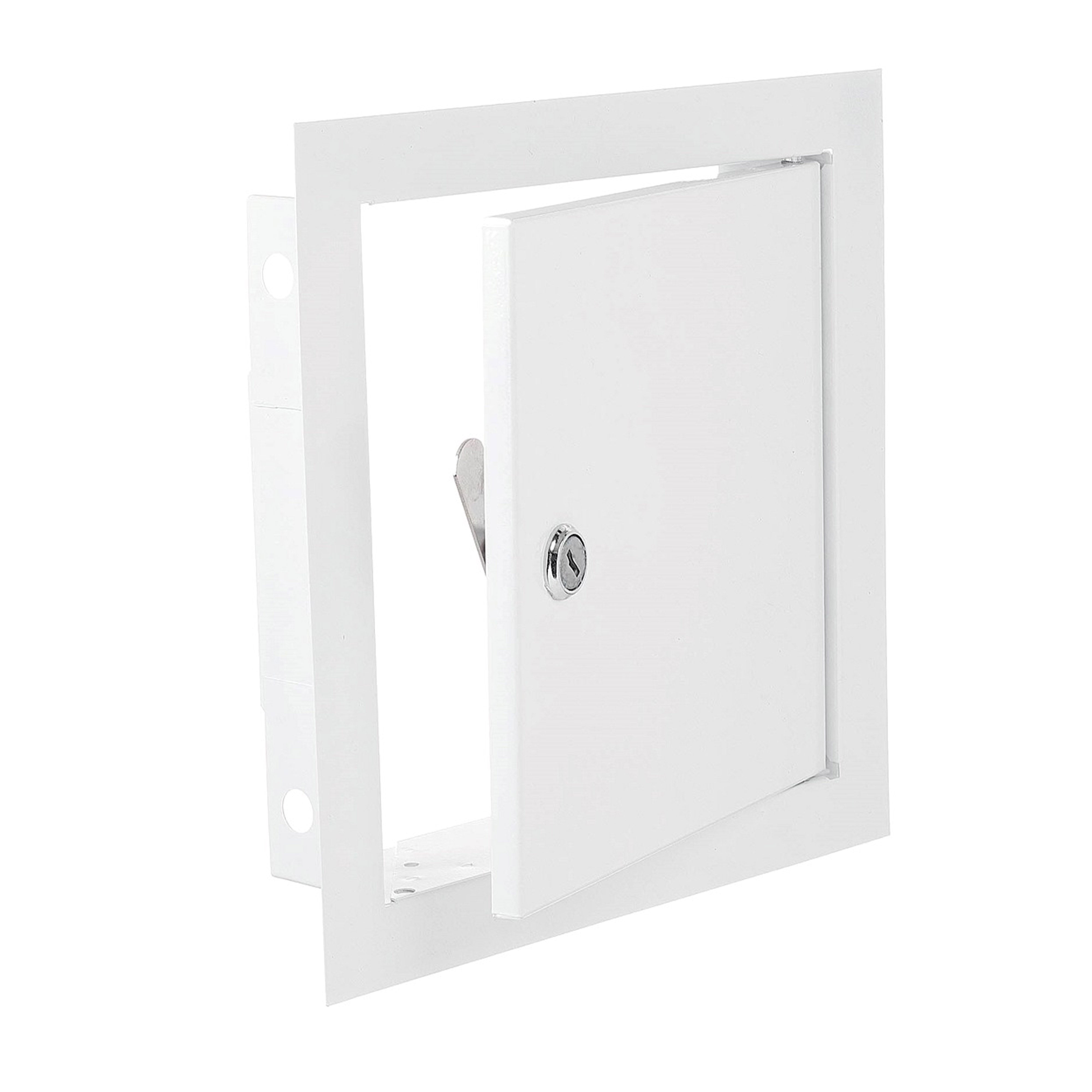 Access Panel Door Metal With Lock, White 250mm x 300mm