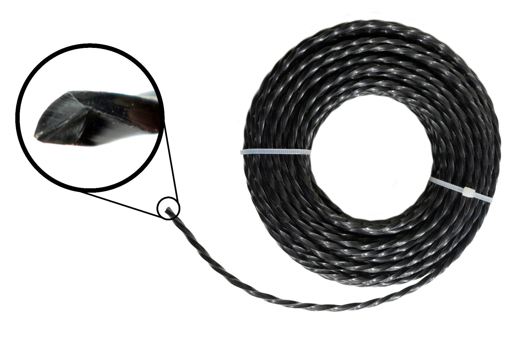 Strimmer Line Black Twist 1.6mm x 15m