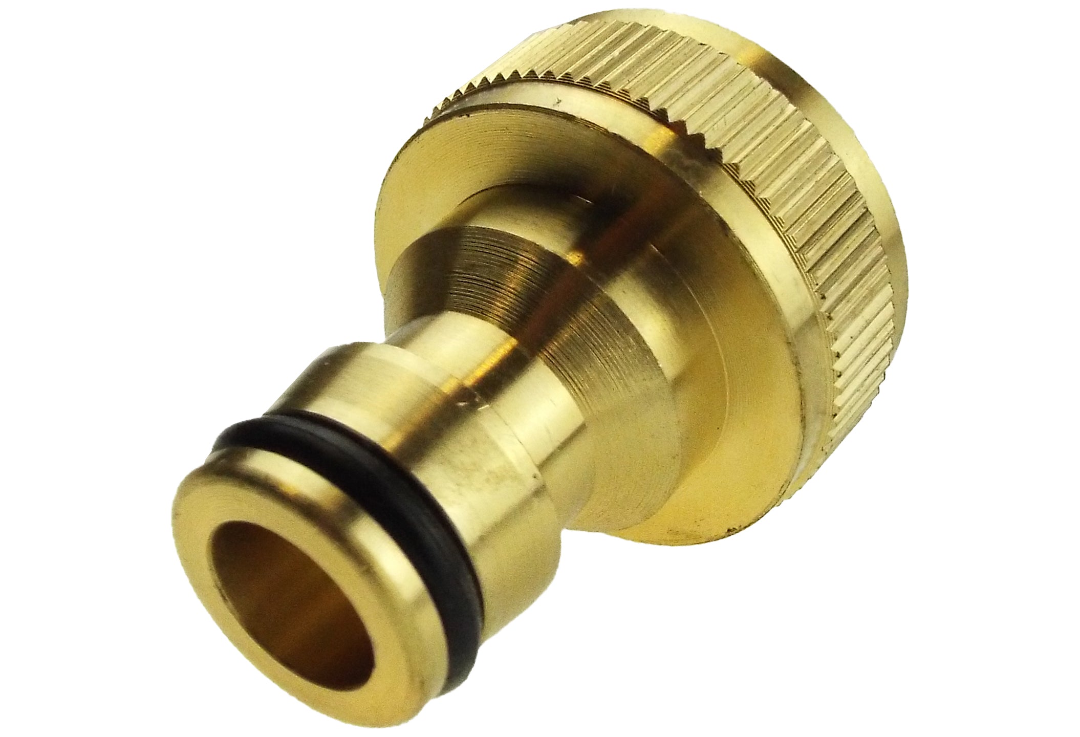 Tap Connector Snap On Male - 3/4" BSPF Brass