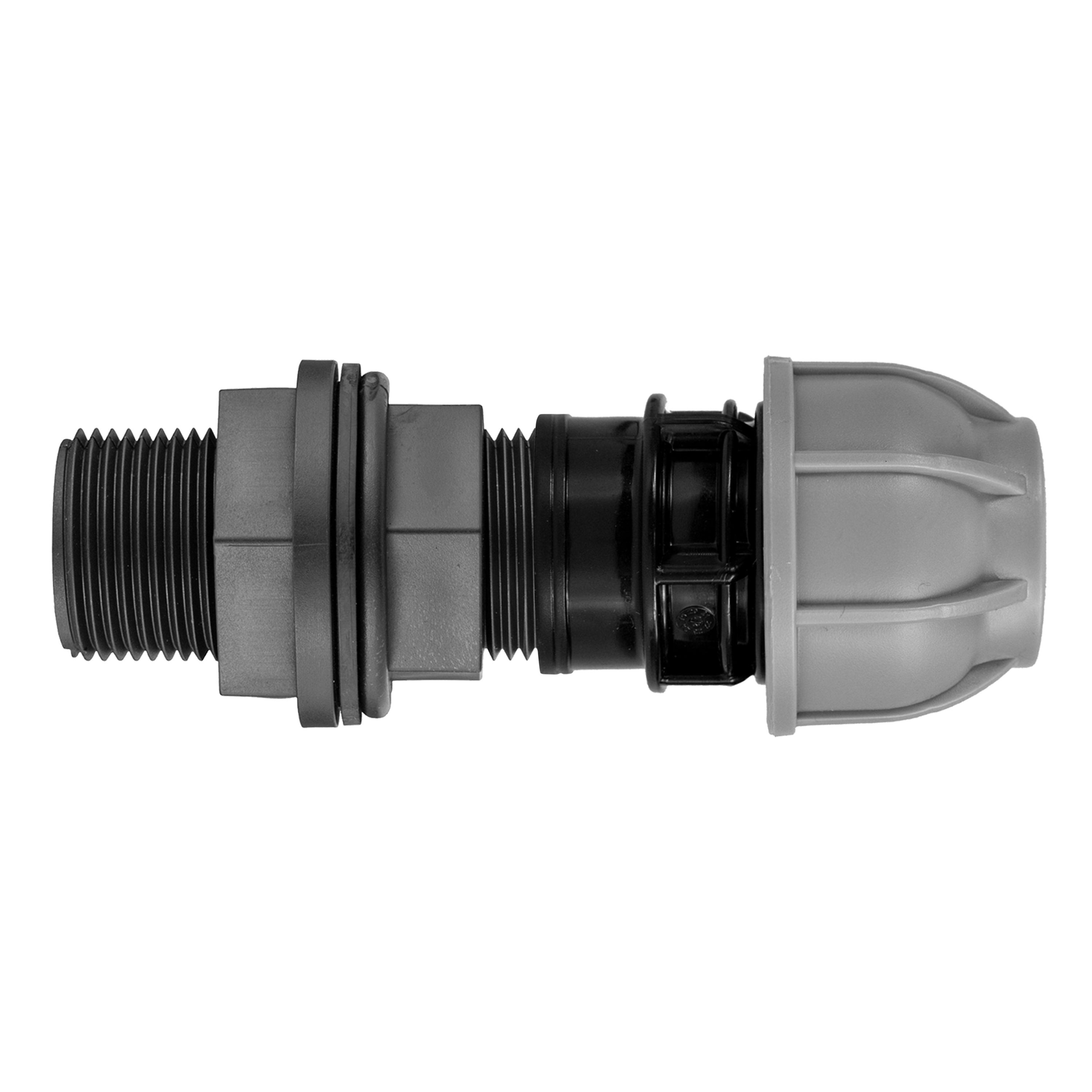 ¾” BSP Water Butt Fitting with 20mm MDPE Straight