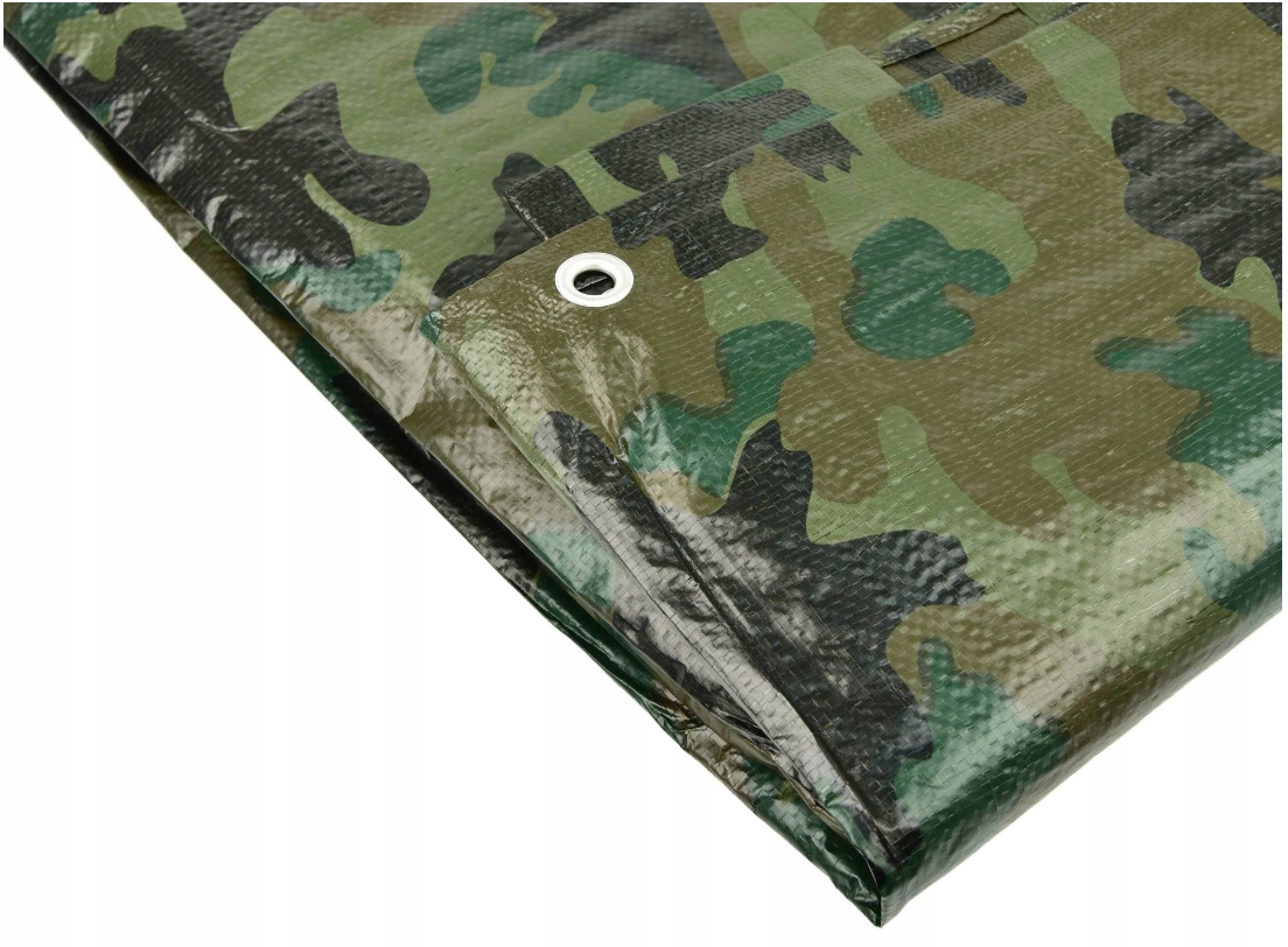 Camouflage M-Grade Tarpaulin 2m x 4m